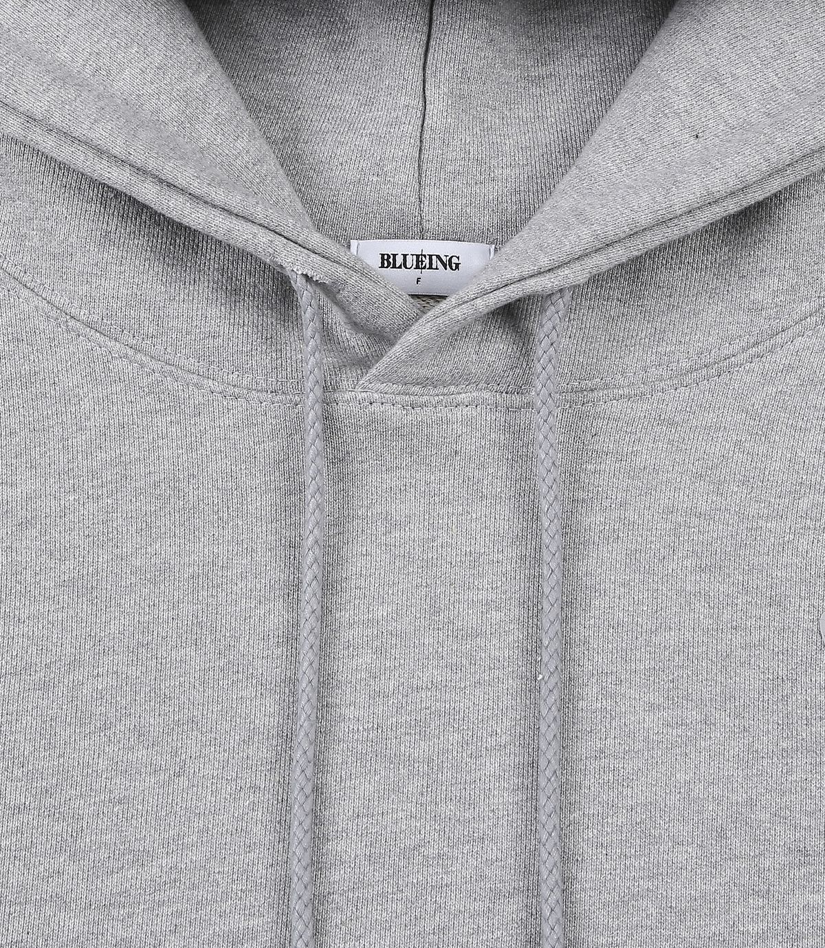 블루잉(BLUEING) SCOTCH SOLID SIMBOL CROP HOOD