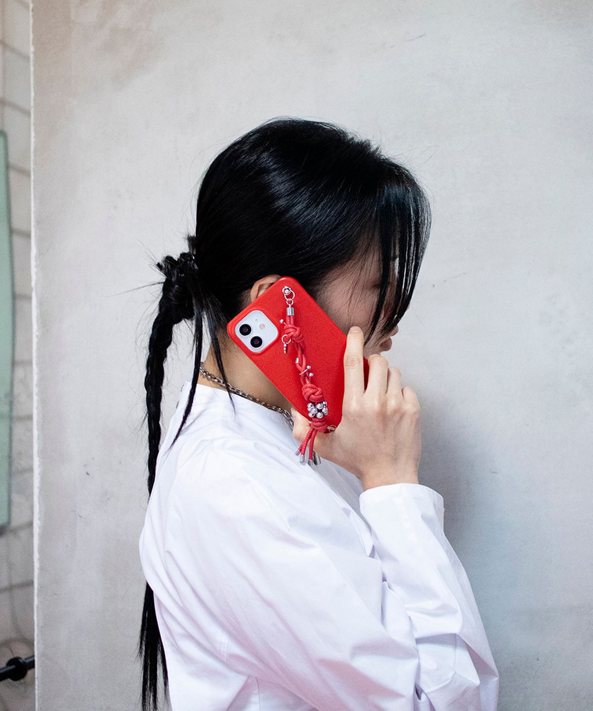 게타상스(GETÁSENS) 브레이드 아이폰 케이스_ 레드(무광하드)
