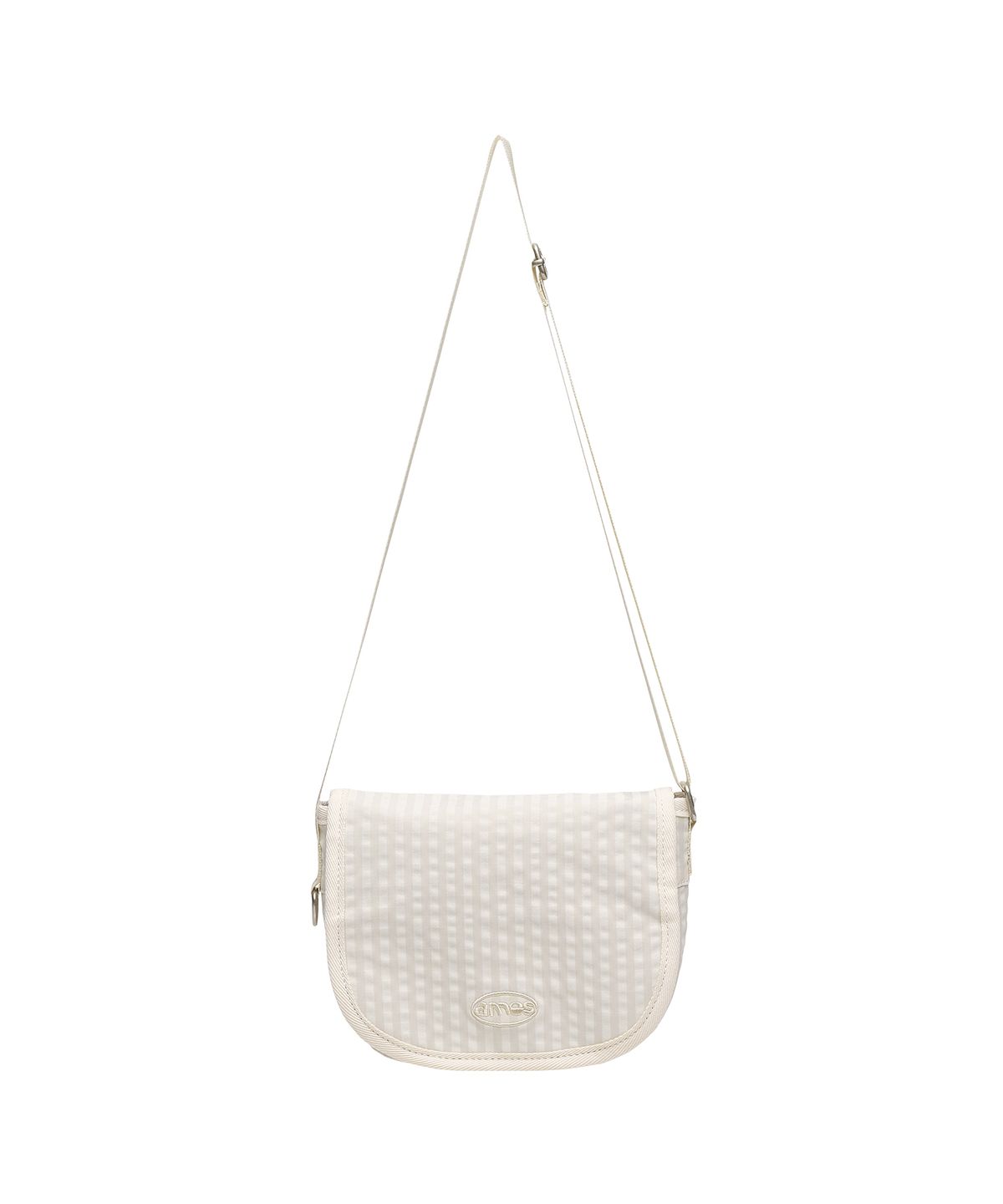 아메스 월드와이드(AMES-WORLDWIDE) NYLON EASY CROSS BAG CREAM