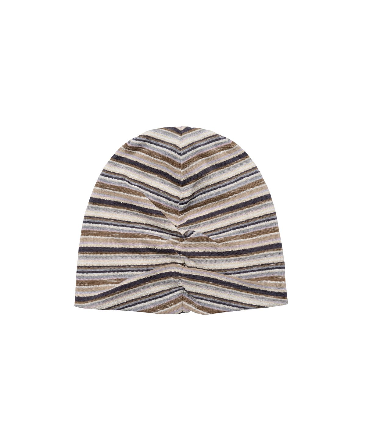 아메스 월드와이드(AMES-WORLDWIDE) SOFT STRIPE BEANIE BROWN