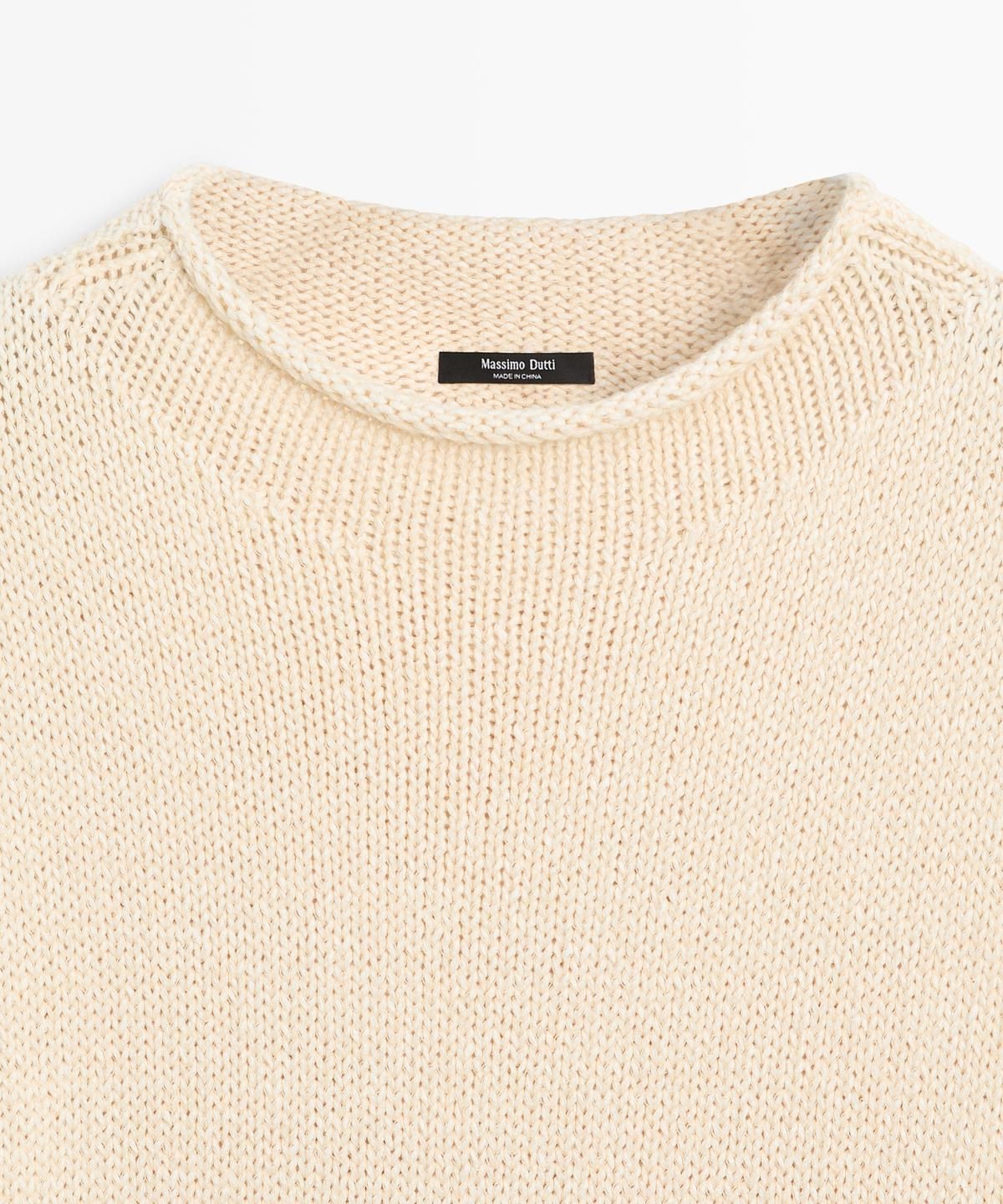 마시모두띠(MASSIMO DUTTI) 코튼 블렌드 니트 베스트