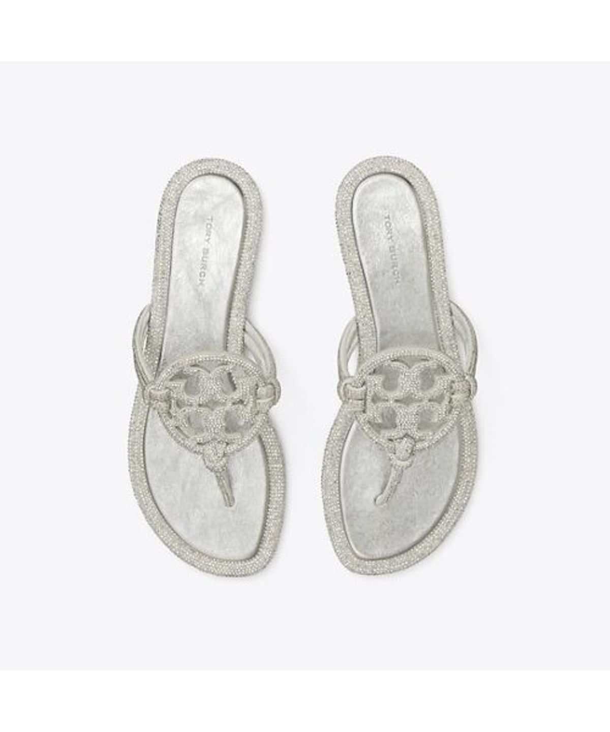 토리버치(TORYBURCH) 밀러 노티드 페이브 - 실버