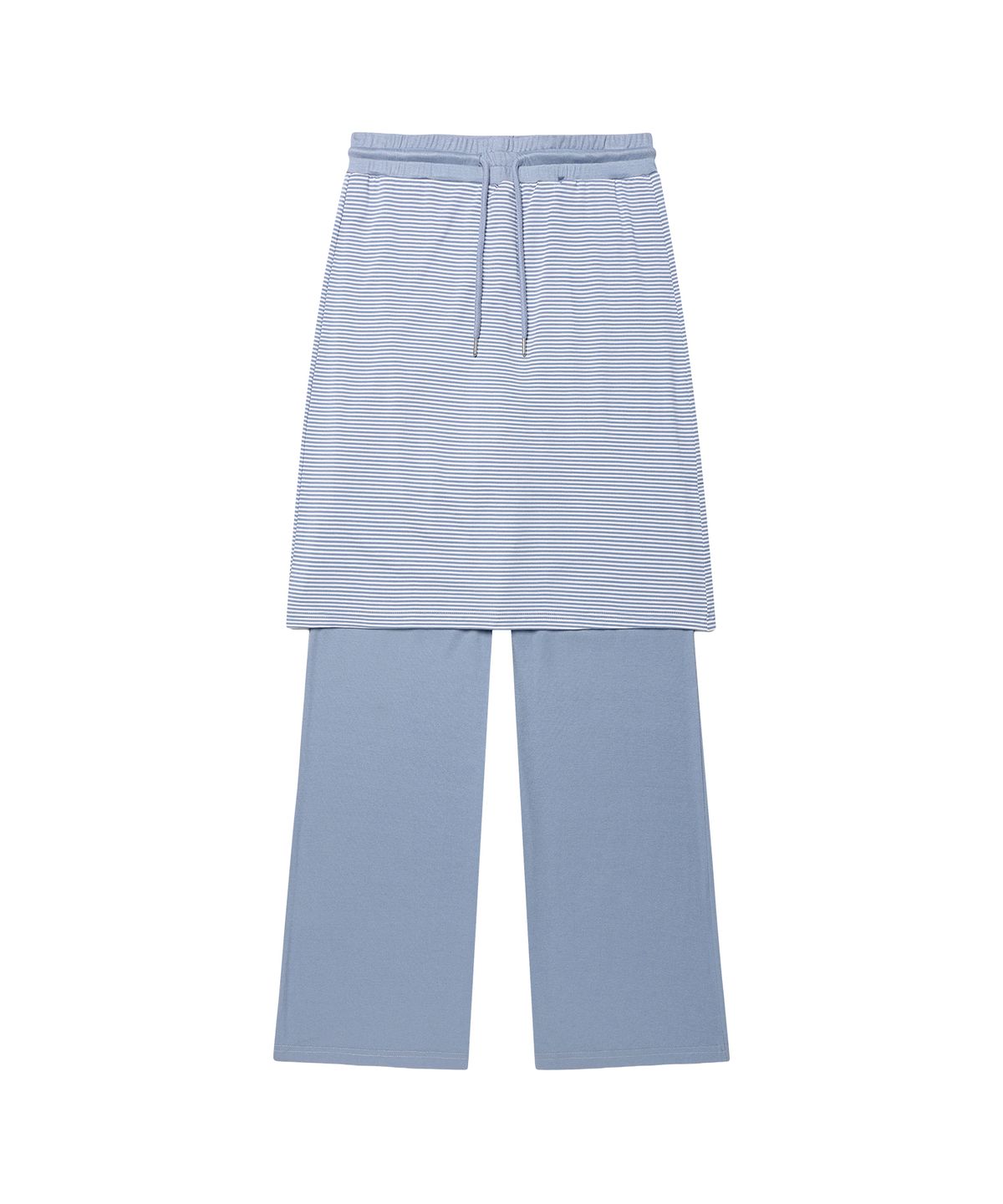 아메스 월드와이드(AMES-WORLDWIDE) STITCH LAYERED MIDI SKIRT PANTS BLUE
