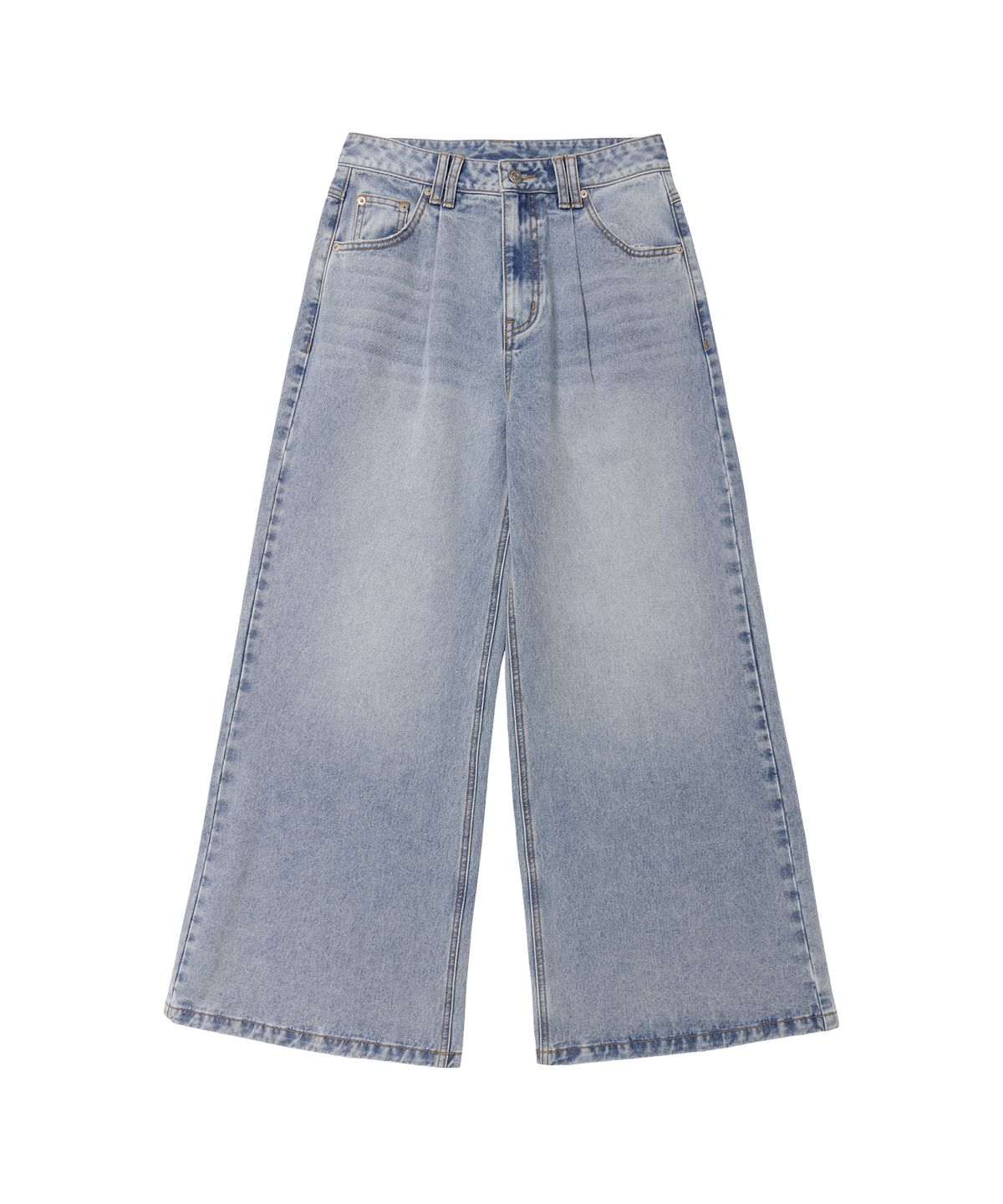 아메스 월드와이드(AMES-WORLDWIDE) FLARED DENIM PANTS LIGHT BLUE