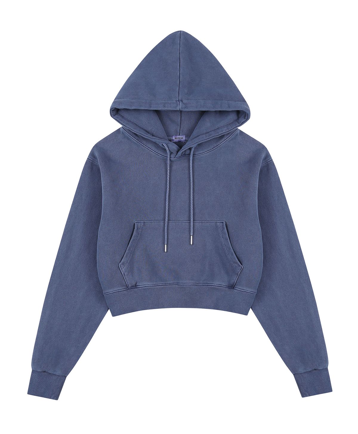 블루잉(BLUEING) CLOUD SCOTCH PIGMENT CROP HOOD