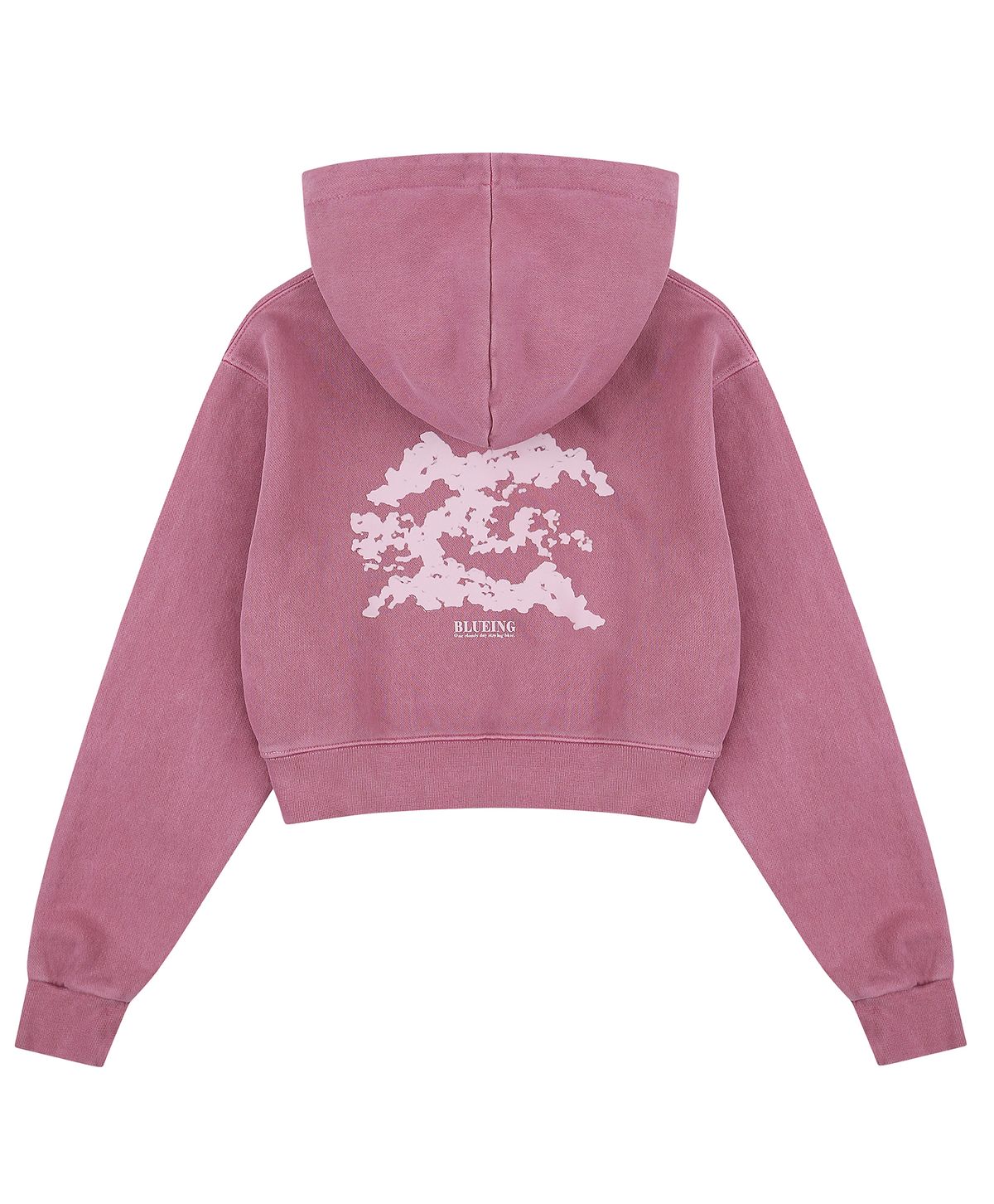 블루잉(BLUEING) CLOUD SCOTCH PIGMENT CROP HOOD
