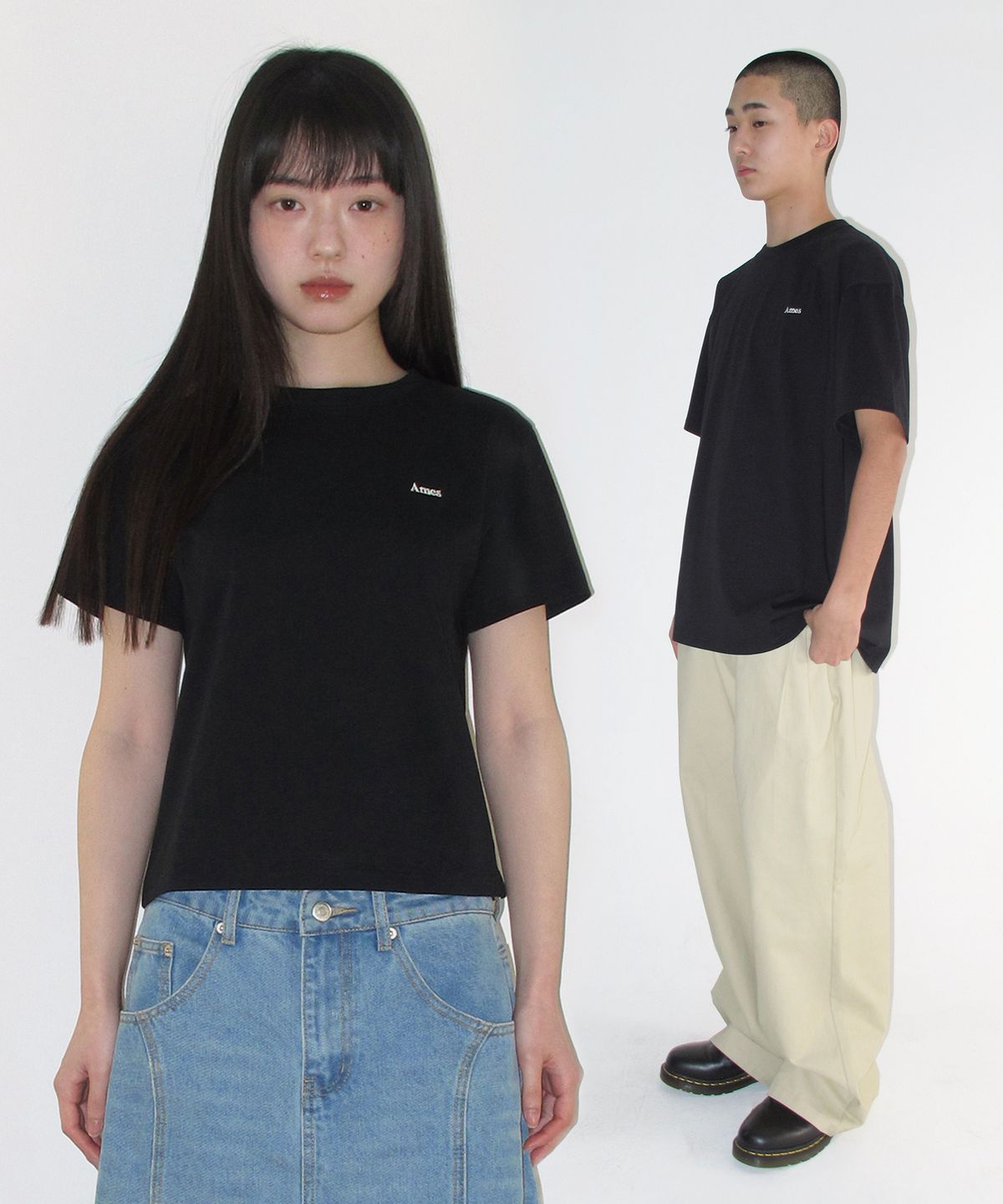아메스 월드와이드(AMES-WORLDWIDE) AMES COOL 2PACK TEE