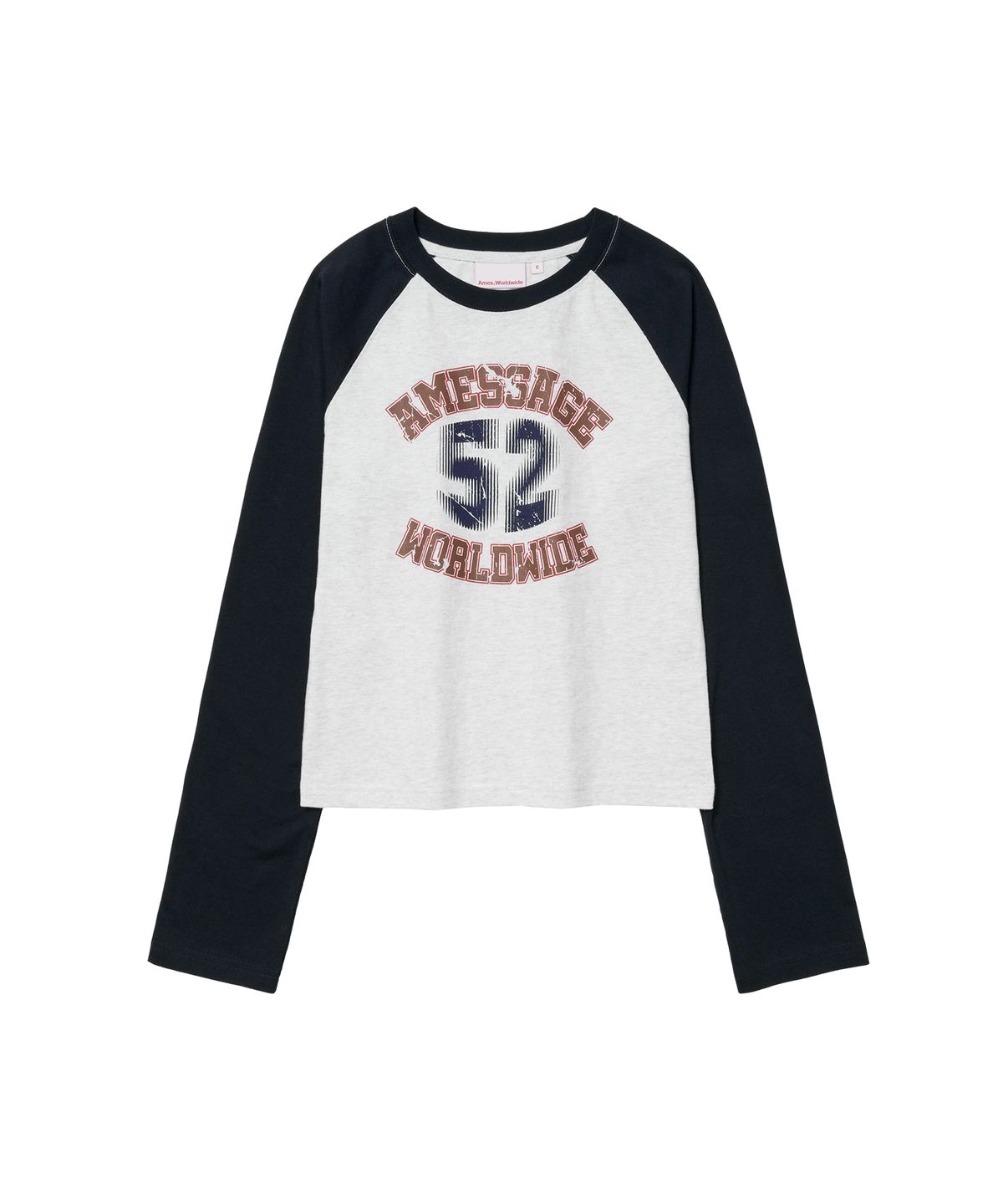 아메스 월드와이드(AMES-WORLDWIDE) VINTAGE 52 RAGLAN LS TEE NAVY