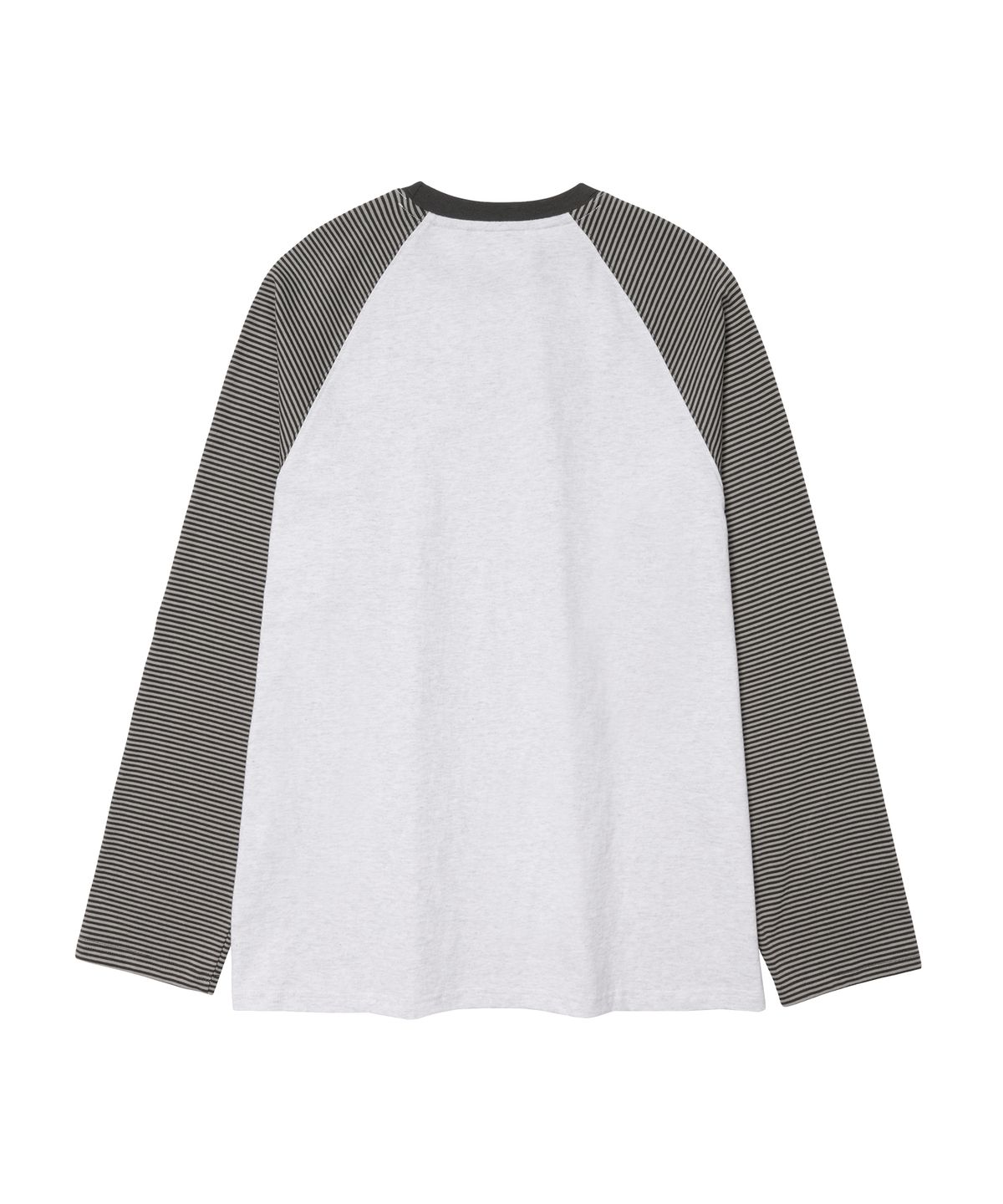 아메스 월드와이드(AMES-WORLDWIDE) CUPID RABBIT STRIPE RAGLAN LS TEE GREY