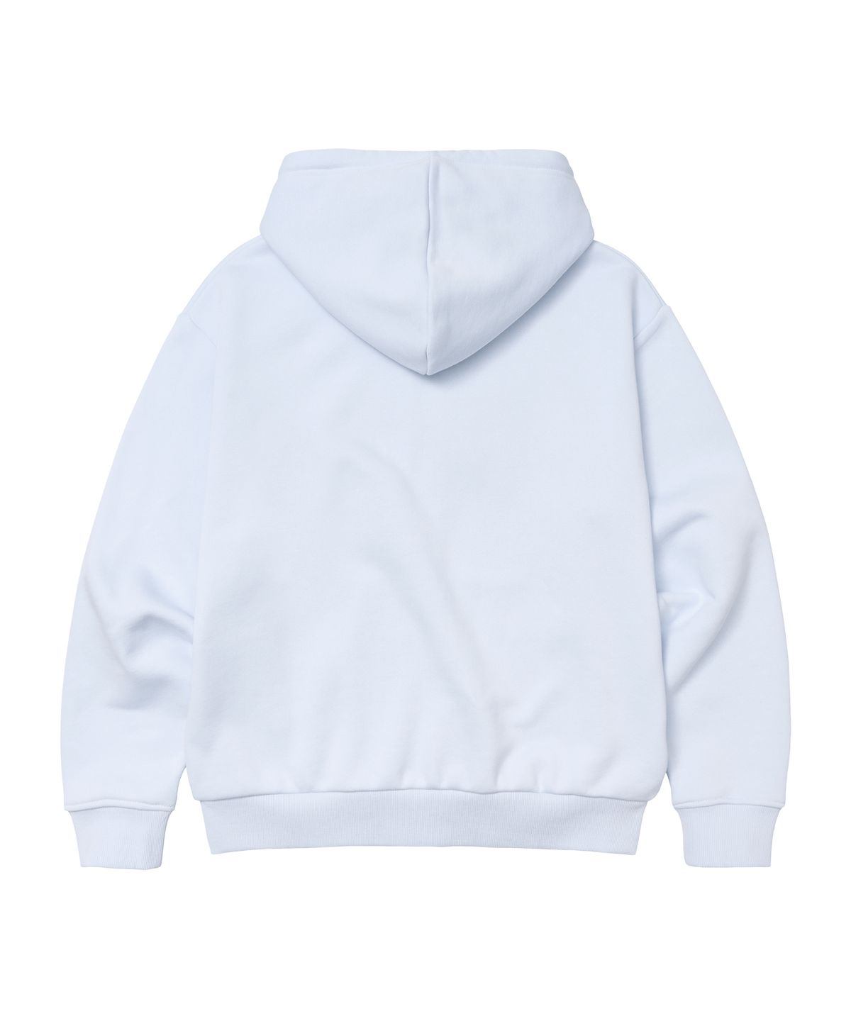 아메스 월드와이드(AMES-WORLDWIDE) RIBBON APPLIQUE FRILL HOODIE ZIP-UP BLUE