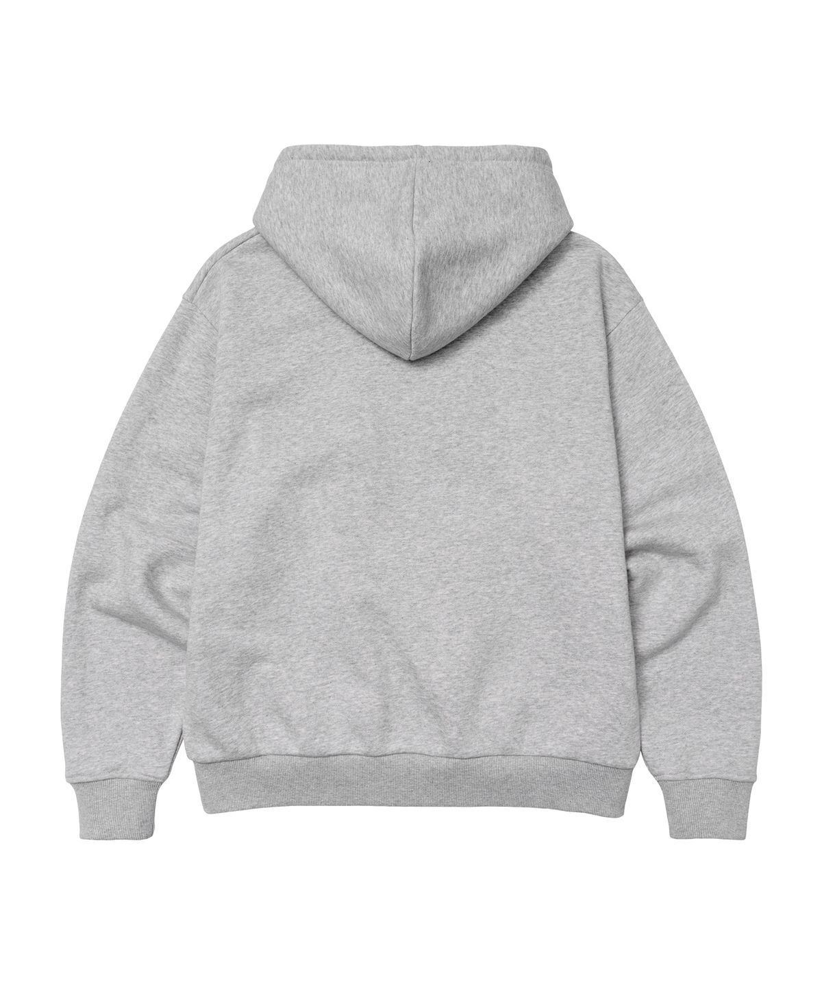 아메스 월드와이드(AMES-WORLDWIDE) RIBBON APPLIQUE FRILL HOODIE ZIP-UP GREY