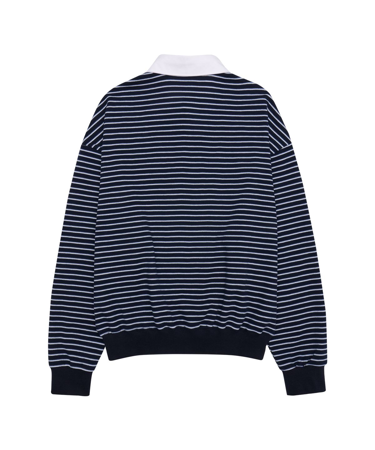 아메스 월드와이드(AMES-WORLDWIDE) RUGBY STRIPE SWEATSHIRT NAVY