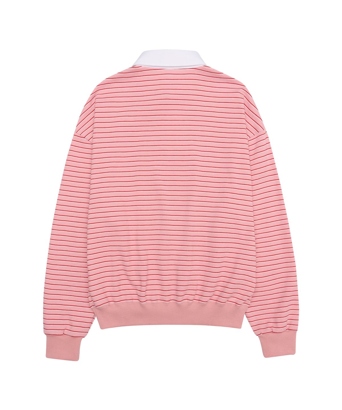 아메스 월드와이드(AMES-WORLDWIDE) RUGBY STRIPE SWEATSHIRT PINK