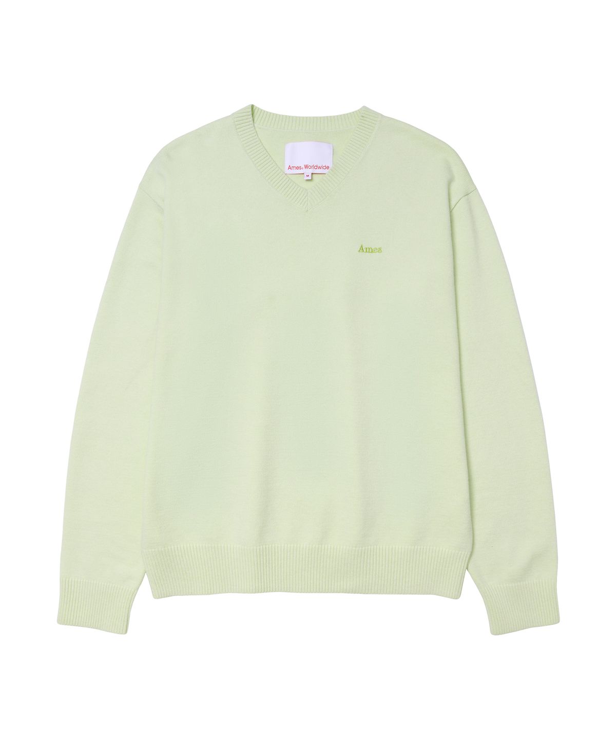 아메스 월드와이드(AMES-WORLDWIDE) BASIC V NECK KNIT GREEN
