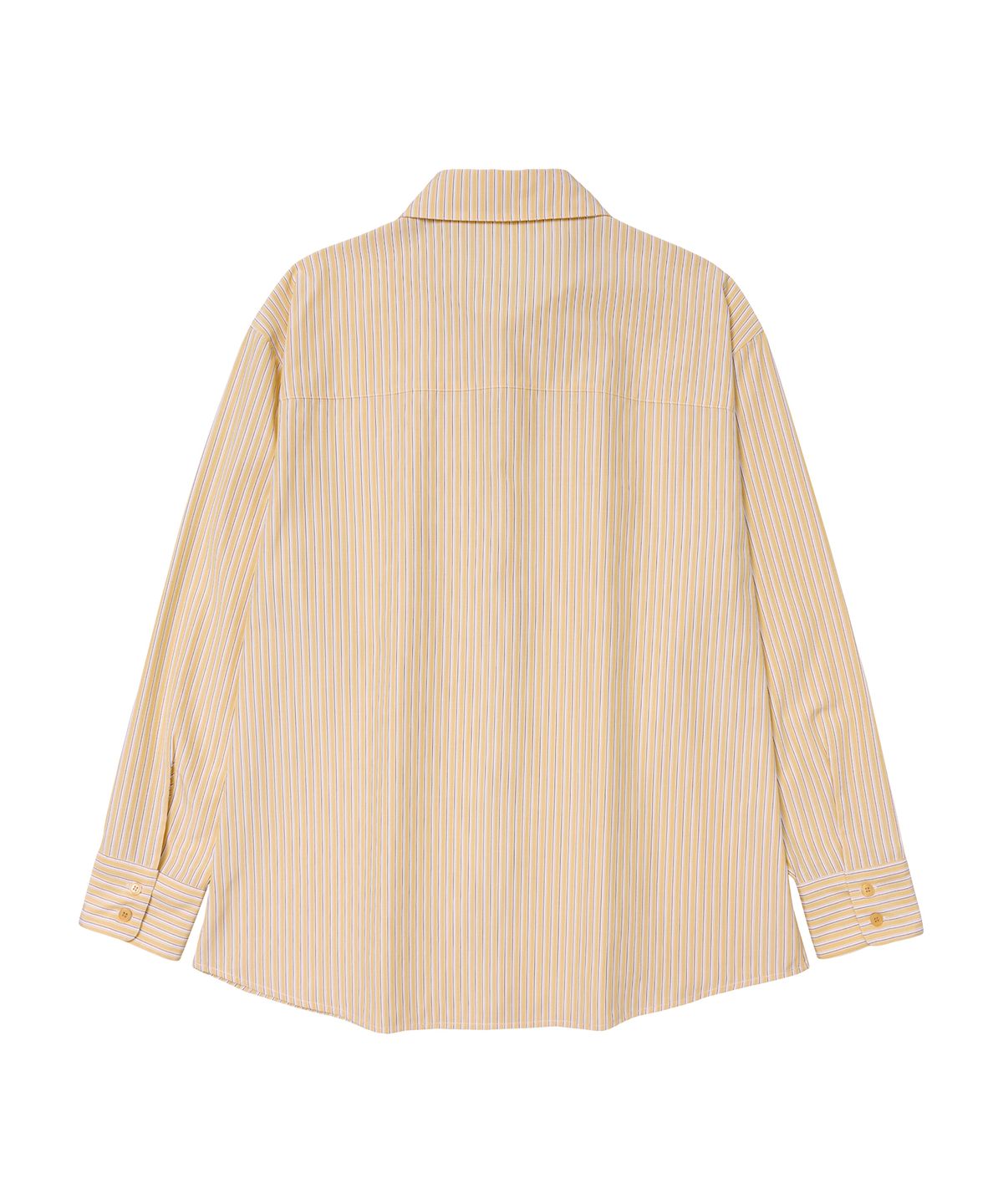 아메스 월드와이드(AMES-WORLDWIDE) OVER FIT STRIPE SHIRTS YELLOW