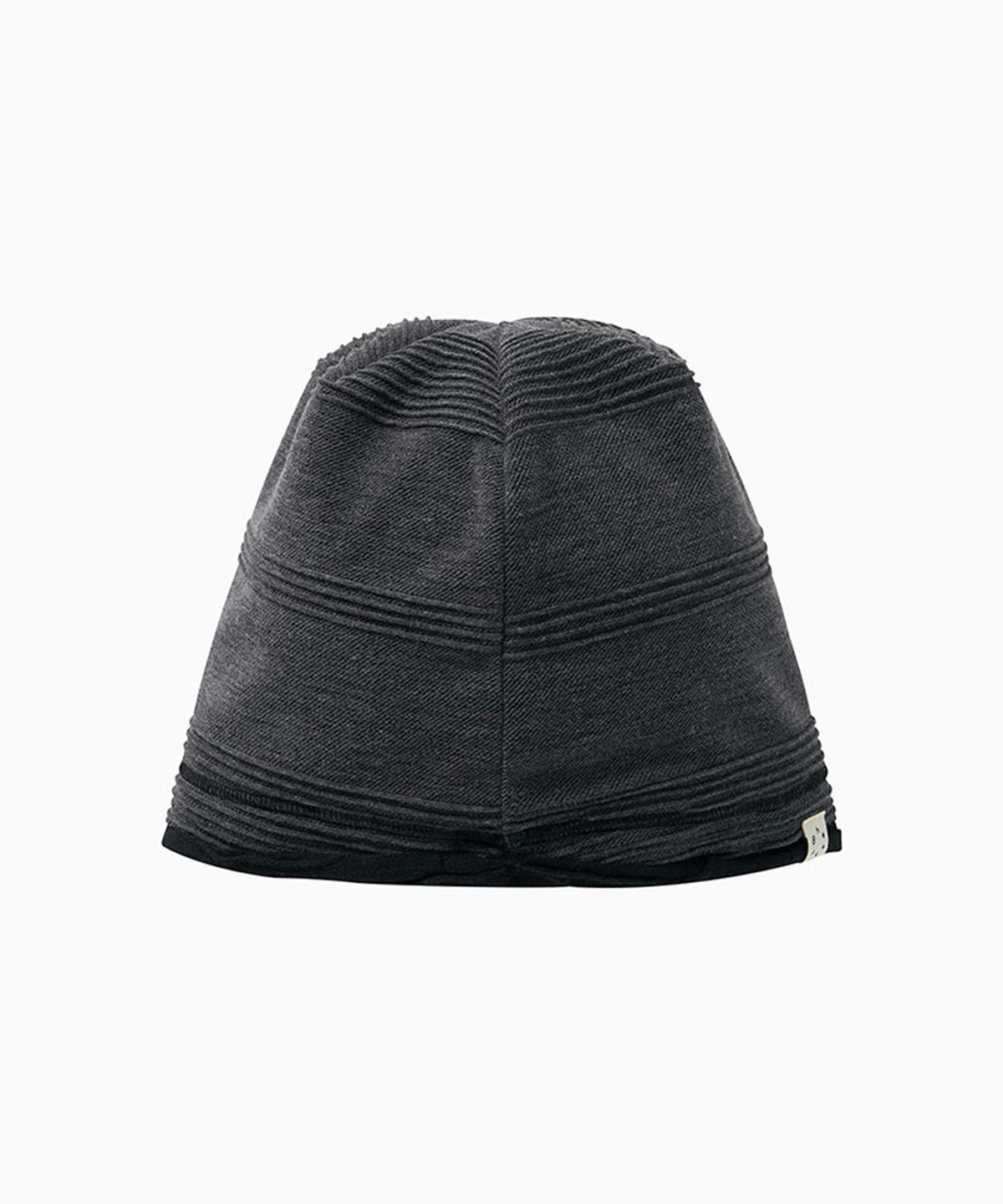 오헤시오(OHESHIO) REVERSIBLE LAYERED BEANIE, CHARCOAL