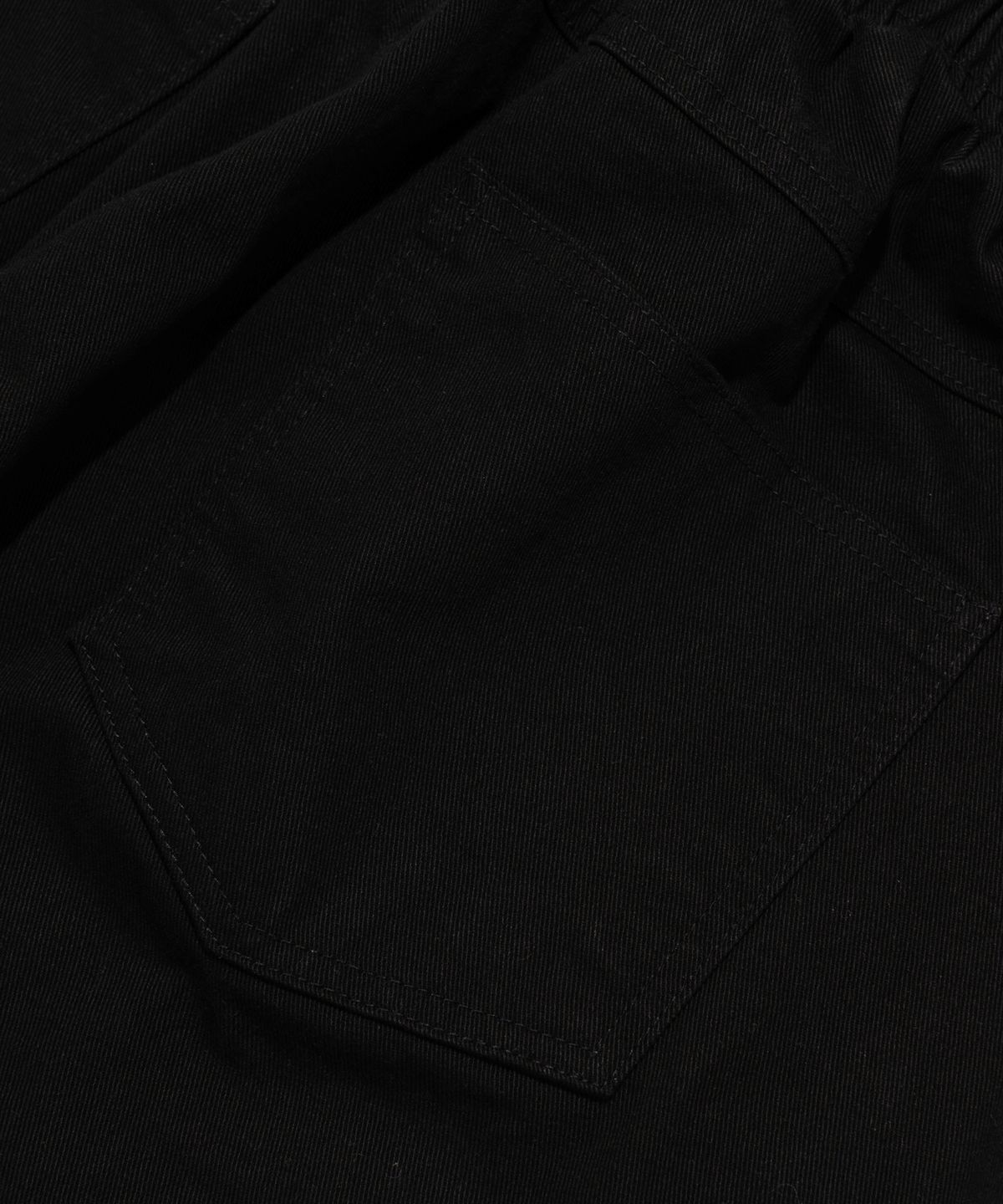 카고브로스(CARGOBROS) 워시드 코튼 커브드 팬츠 (블랙)