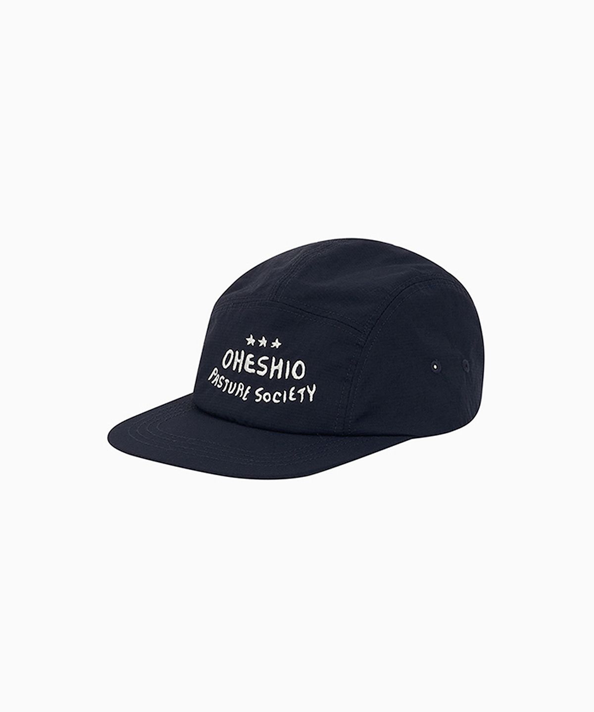 오헤시오(OHESHIO) SOCIETY LOGO NYLON CAMP CAP, NAVY