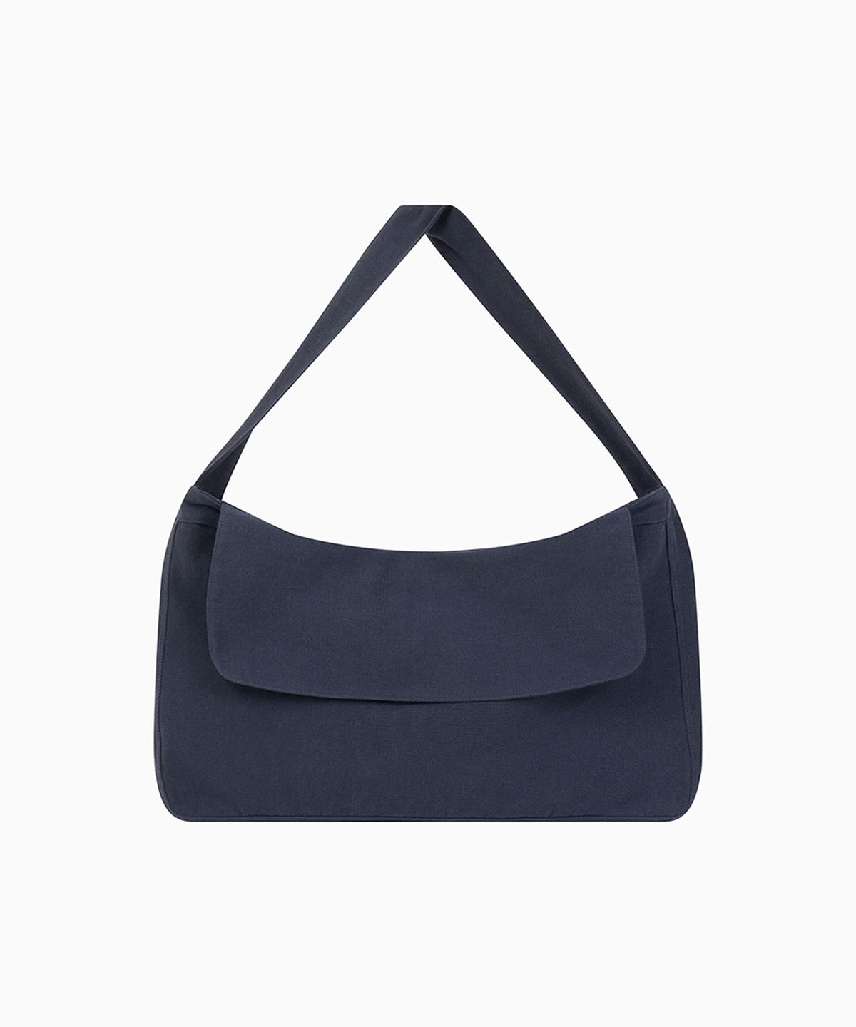 오헤시오(OHESHIO) VINTAGE COTTON LOGO MAIL BAG, NAVY