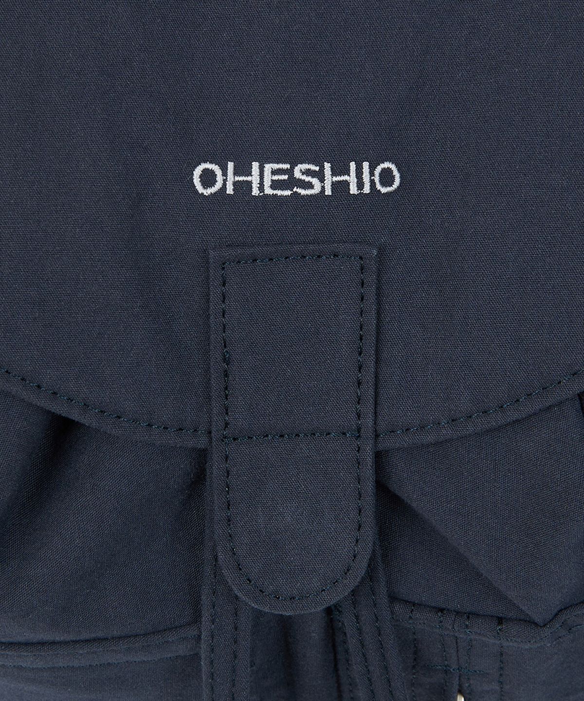오헤시오(OHESHIO) DUAL POCKET BACKPACK, NAVY