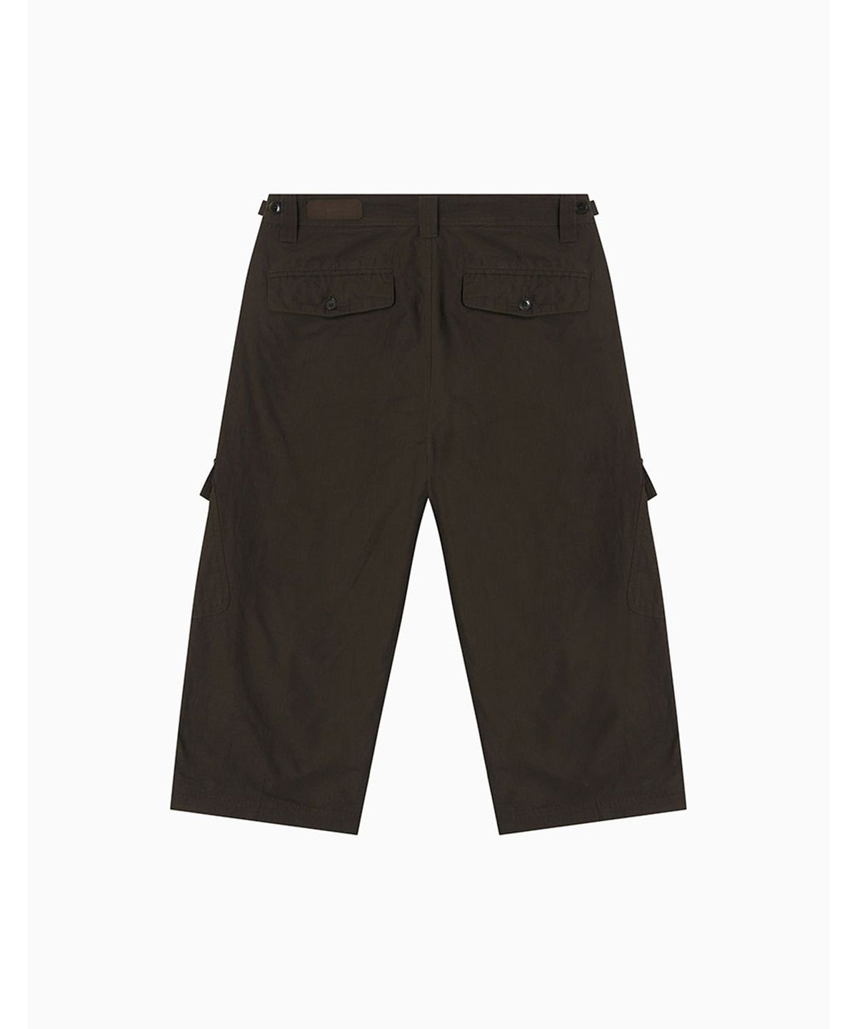 오헤시오(OHESHIO) CARGO POCKET ROLL-UP PANTS, BROWN