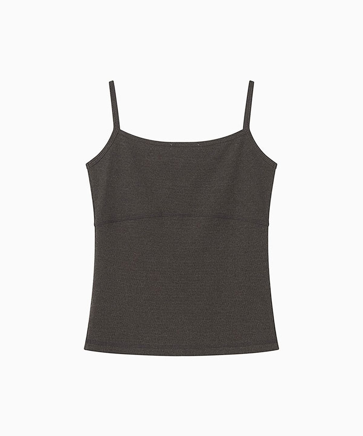 오헤시오(OHESHIO) STITCH BUTTON SLEEVELESS, BROWN