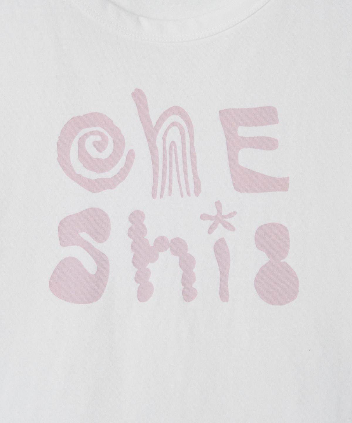 오헤시오(OHESHIO) ART LOGO T-SHIRT, WHITE