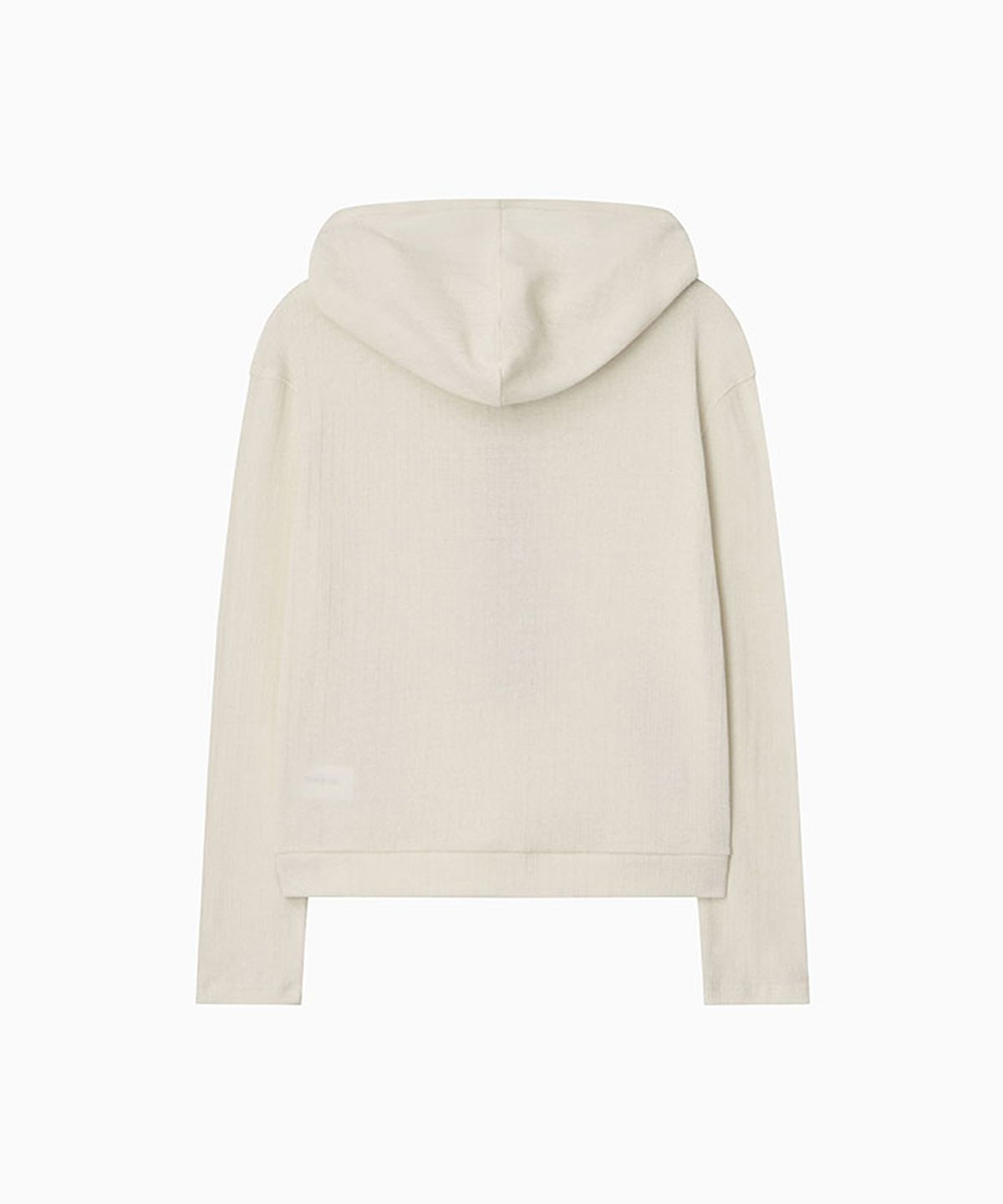 오헤시오(OHESHIO) BUTTON HOODED LONG SLEEVE, IVORY