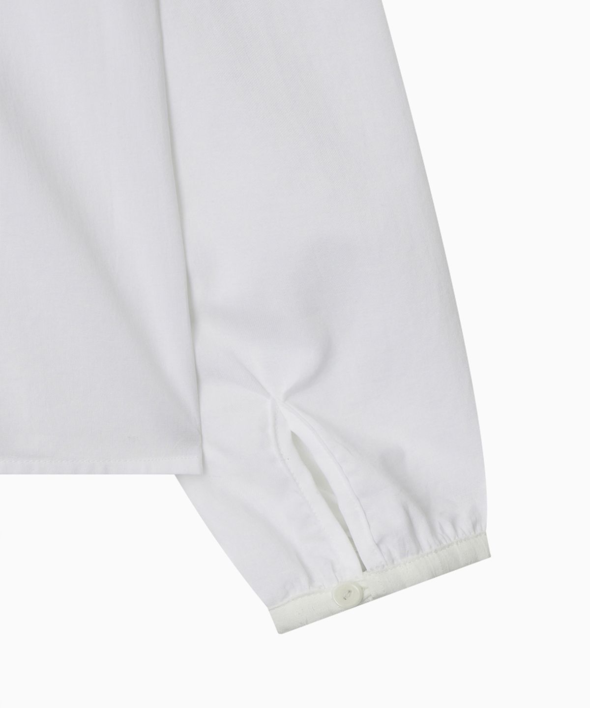 오헤시오(OHESHIO) SMOCKED SHIRRING BLOUSE, WHITE