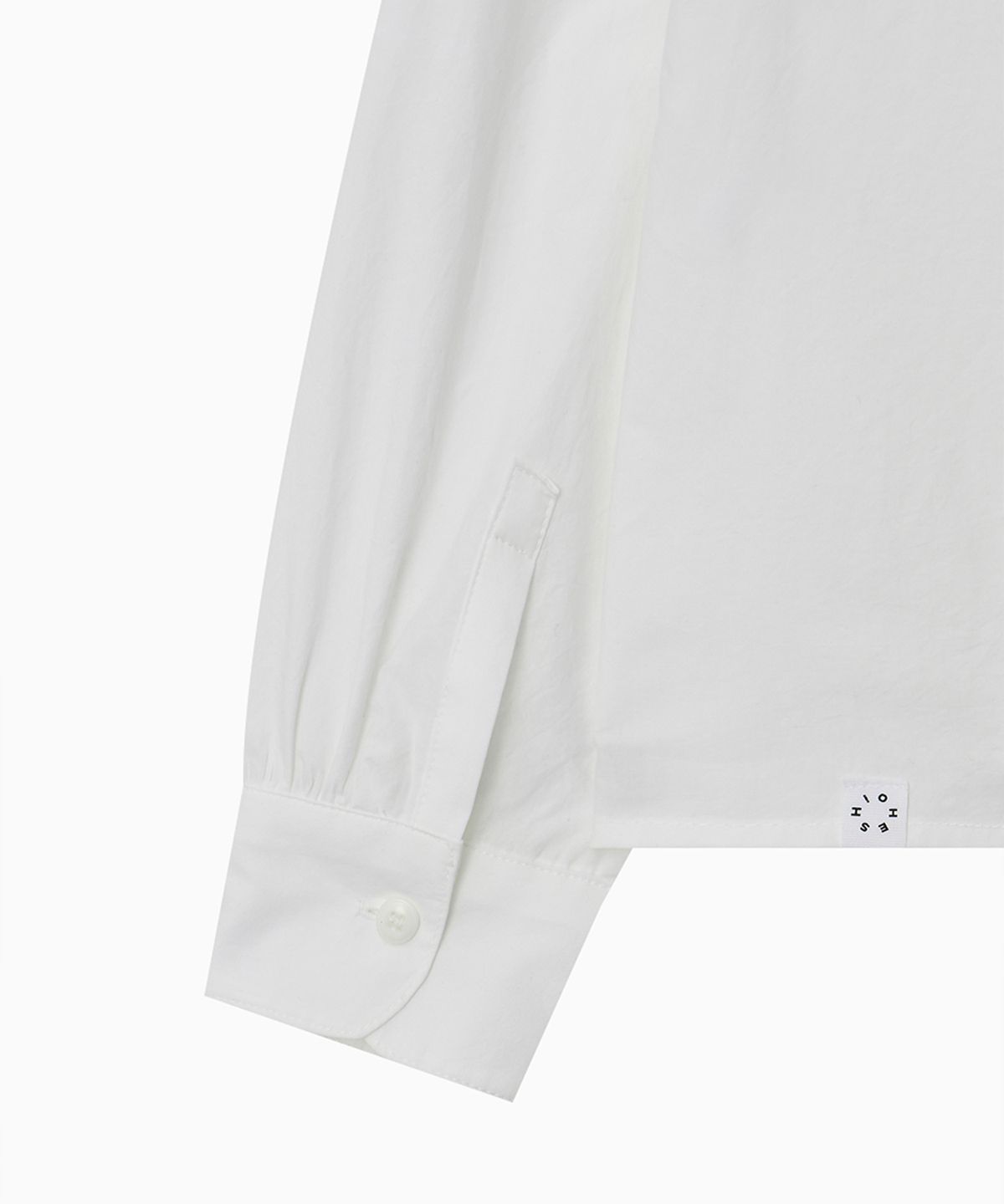 오헤시오(OHESHIO) LAYERED COLLAR POCKET BLOUSE, WHITE