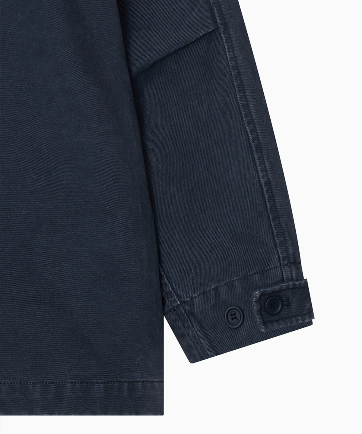 오헤시오(OHESHIO) STAR FLORAL WASHED COTTON JACKET, NAVY
