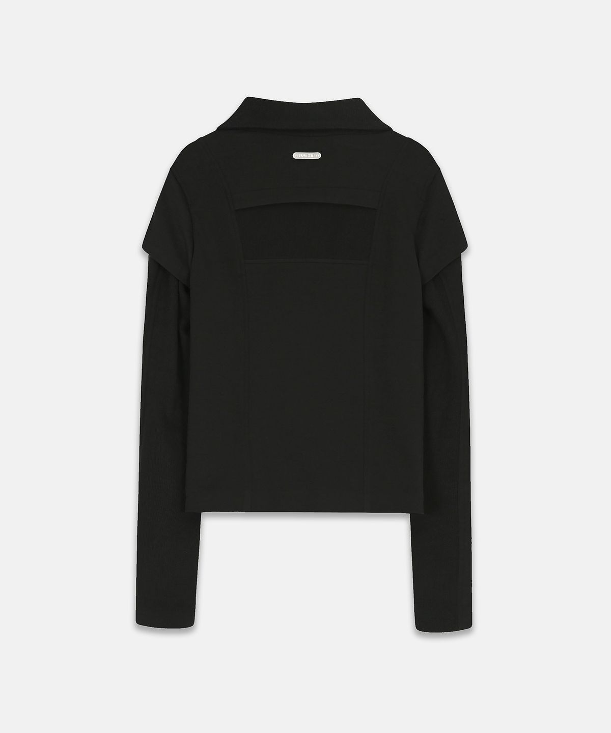 나체(NACHE) 2-WAY SLIM COTTON RIDER JACKET BLACK
