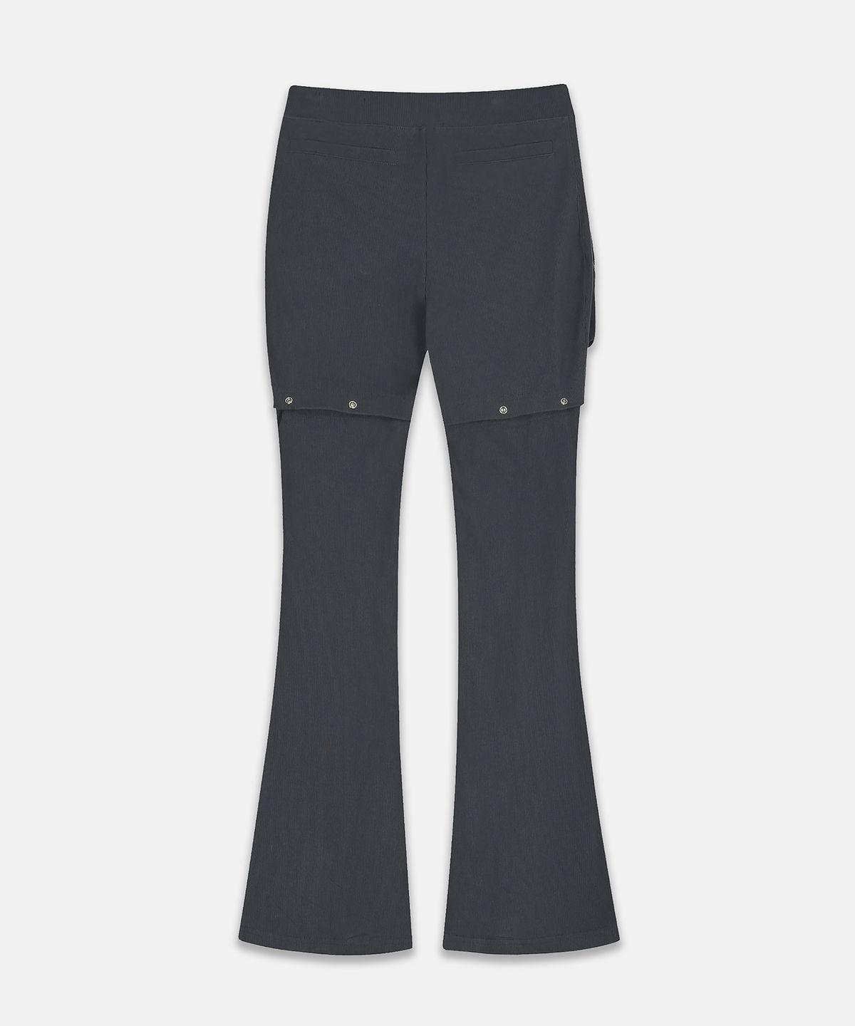 나체(NACHE) DETACHABLE SLIM FIT PANTS CHARCOAL