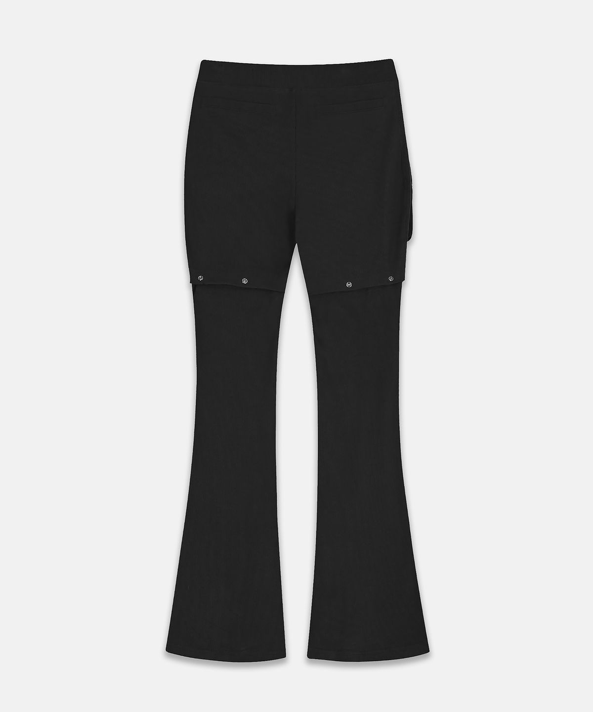 나체(NACHE) DETACHABLE SLIM FIT PANTS BLACK