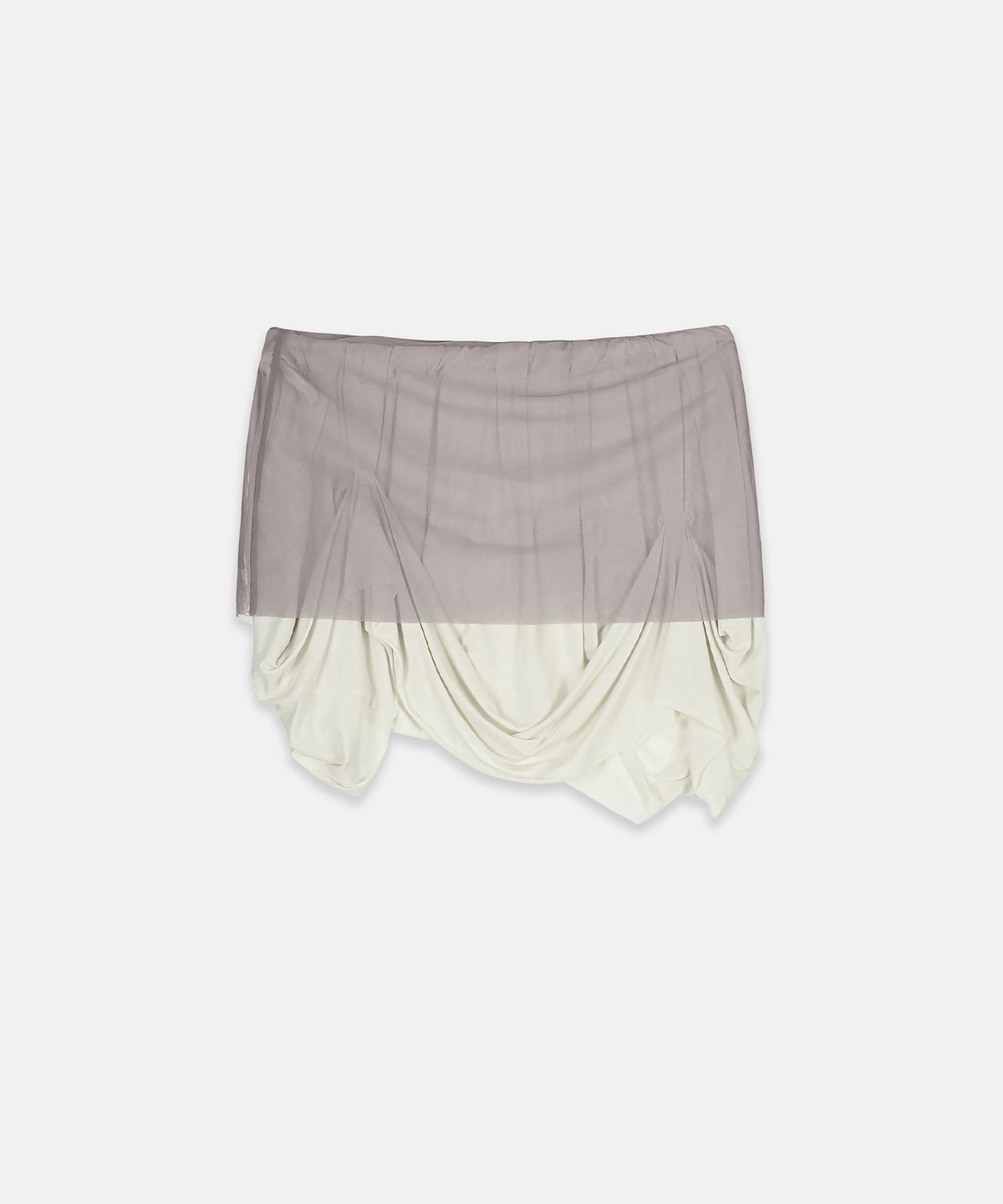 나체(NACHE) PRESSED-IN LAYERED MINI SKIRT LAVENDER