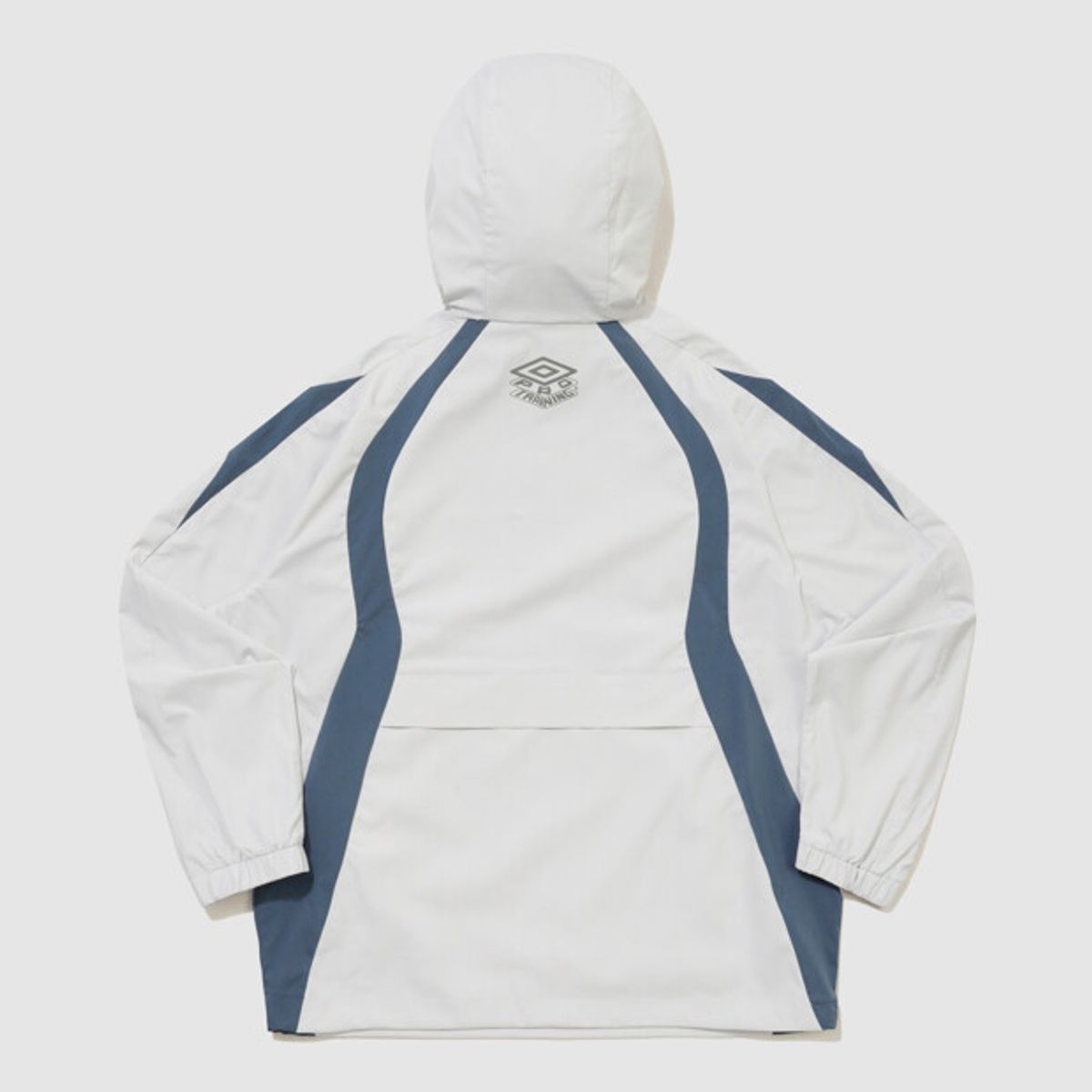 엄브로(UMBRO) PTR 우븐 워밍업 후드 아노락 라이트 그레이 UR121SWT38