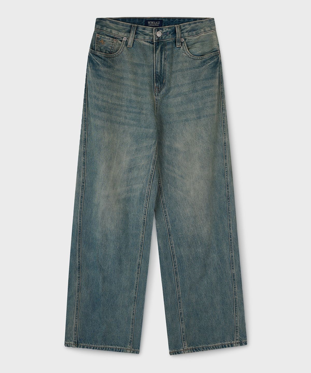 후아유(WHO.A.U) Side Curved Denim (F) / WHTJG2481F