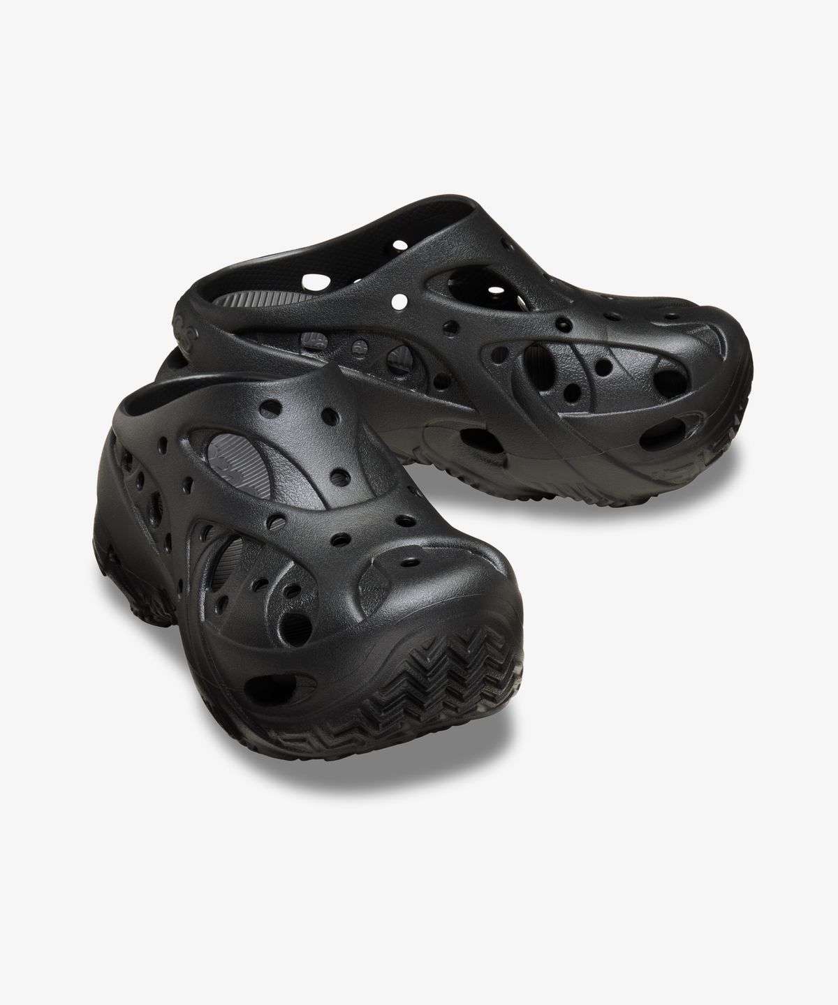 크록스(CROCS) 케이지드 클로그 - 블랙 / 211141-001