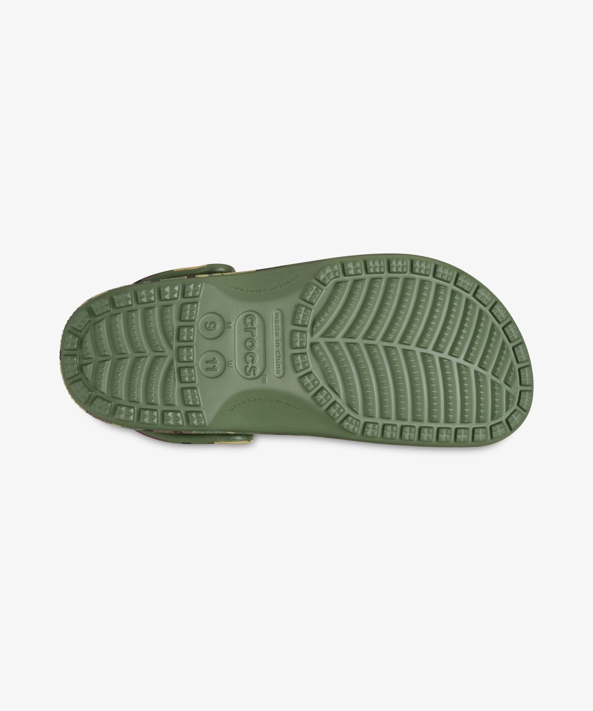 크록스(CROCS) 클래식 카무플라주 클로그 - 아미 그린/멀티 / 211936-3TC