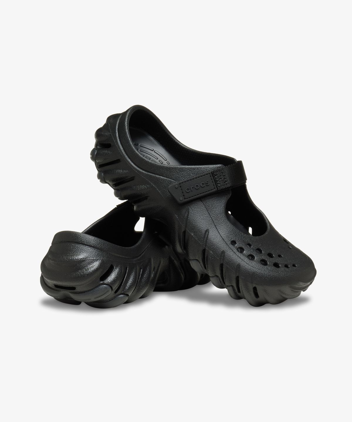 크록스(CROCS) 에코 메리 제인 클로그 - 블랙 / 211996-001
