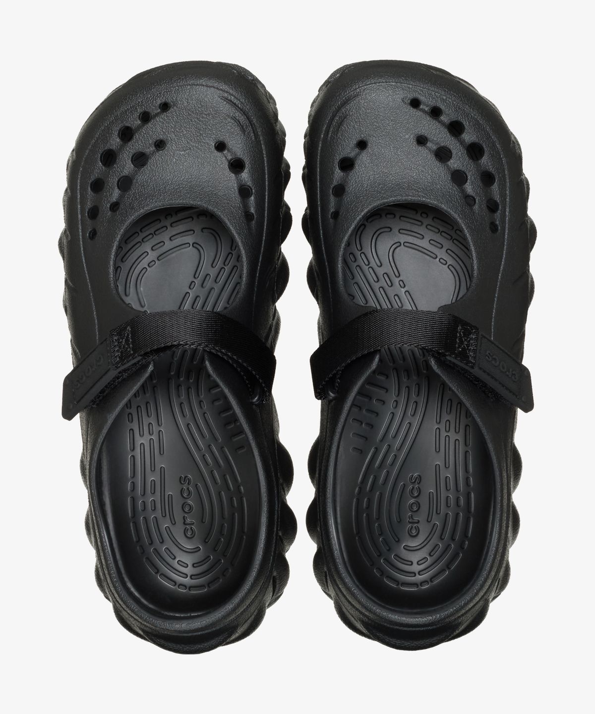 크록스(CROCS) 에코 메리 제인 클로그 - 블랙 / 211996-001