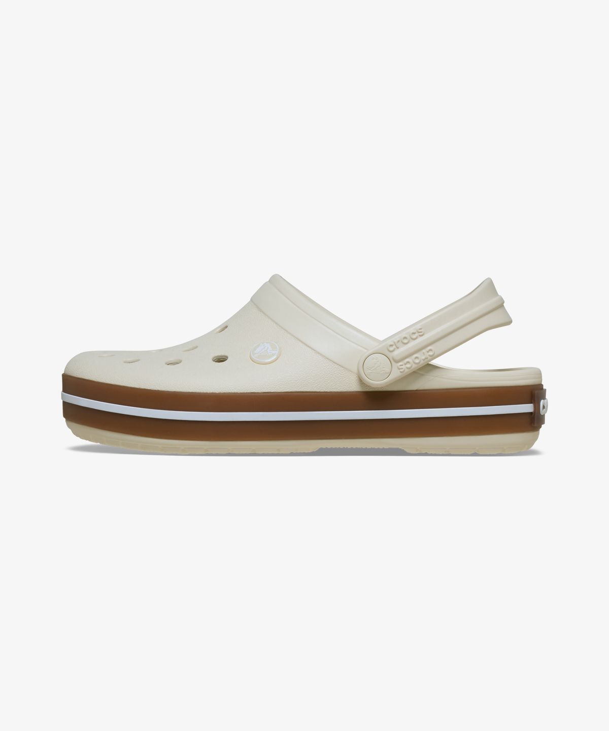 크록스(CROCS) 크록밴드 검 클로그 - 서밋 화이트 / 212756-2MD