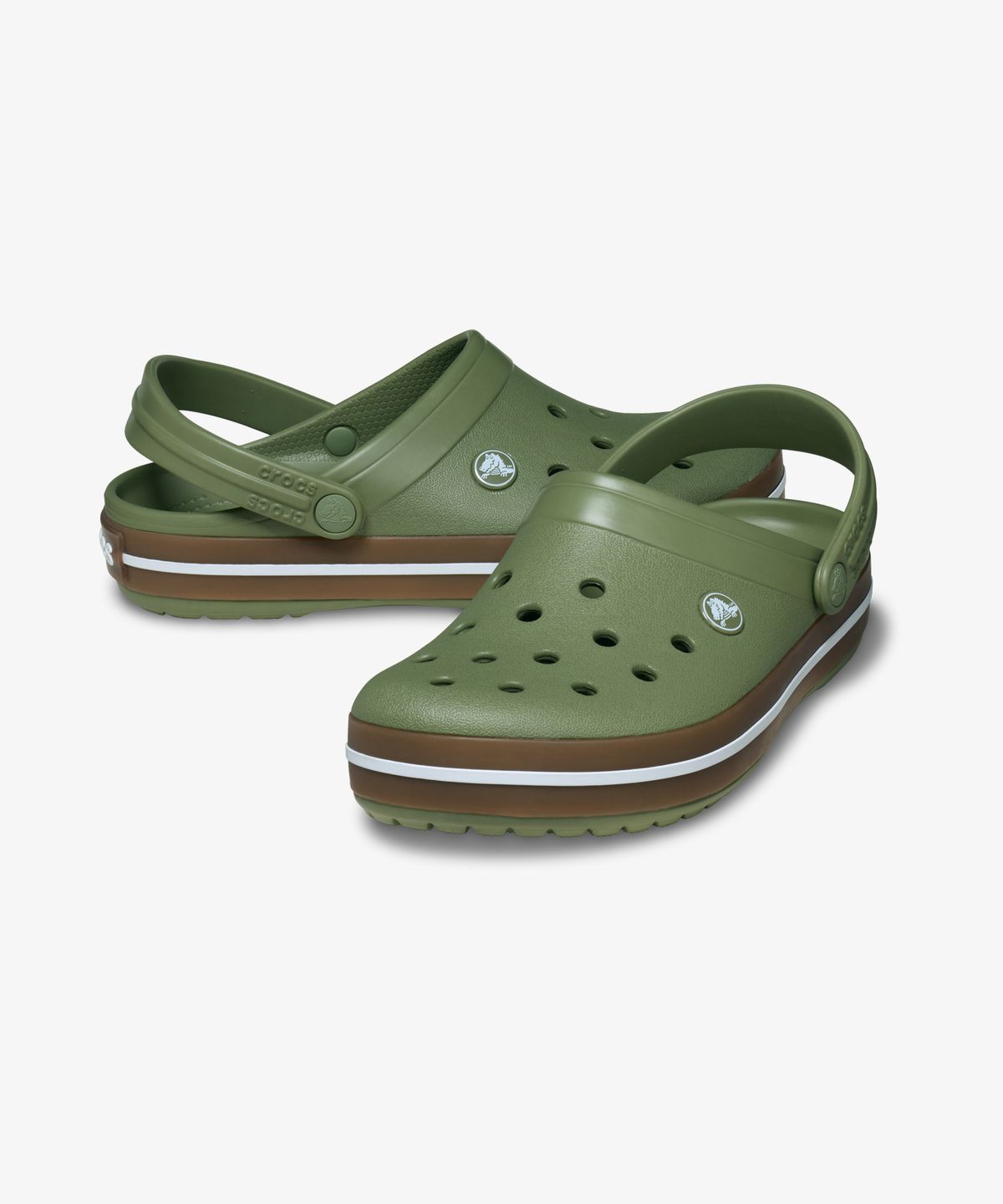 크록스(CROCS) 크록밴드 검 클로그 - 카고 / 212756-3BX