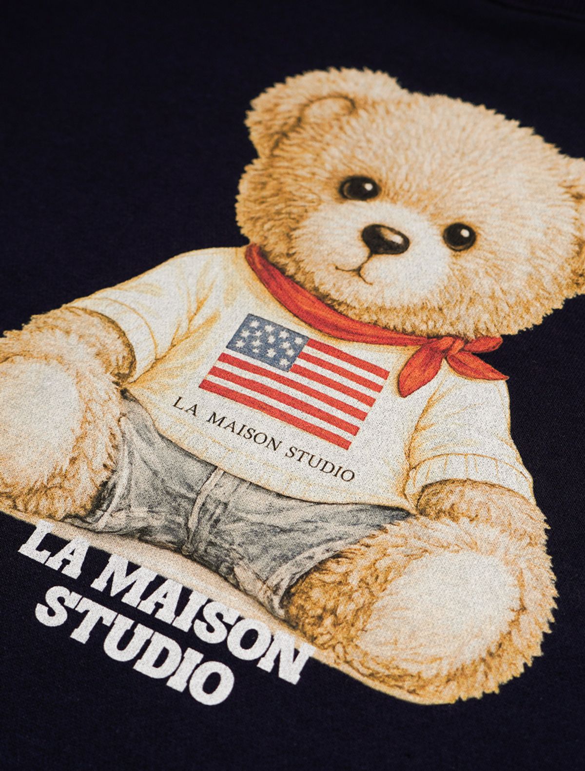 라 메종 스튜디오(LA MAISON STUDIO) LA MAISON BEAR ESSENTIAL NAVY(FCG1TS689M)