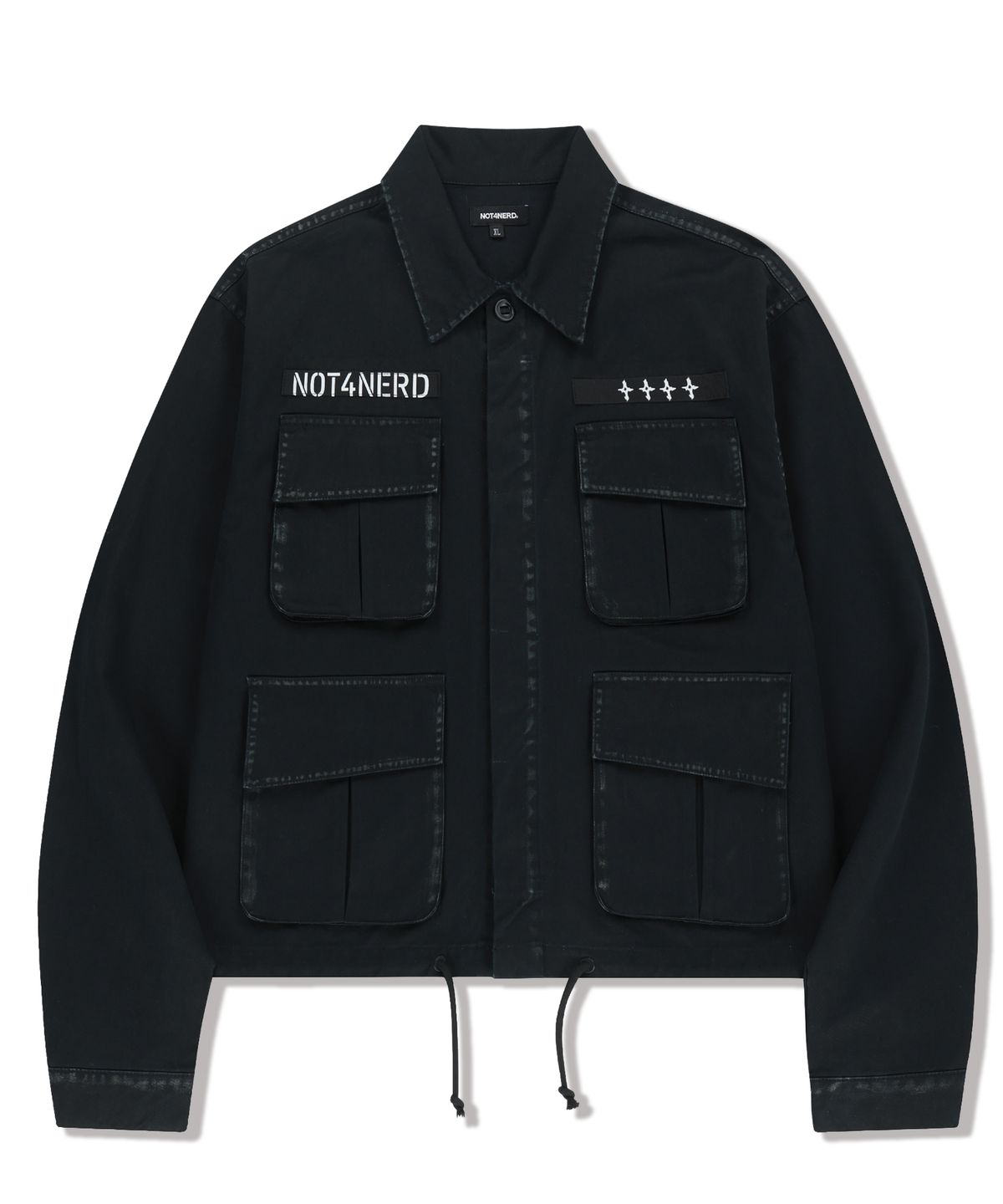 낫포너드(NOT4NERD) RVR09 Fatigue Field Jacket - Black