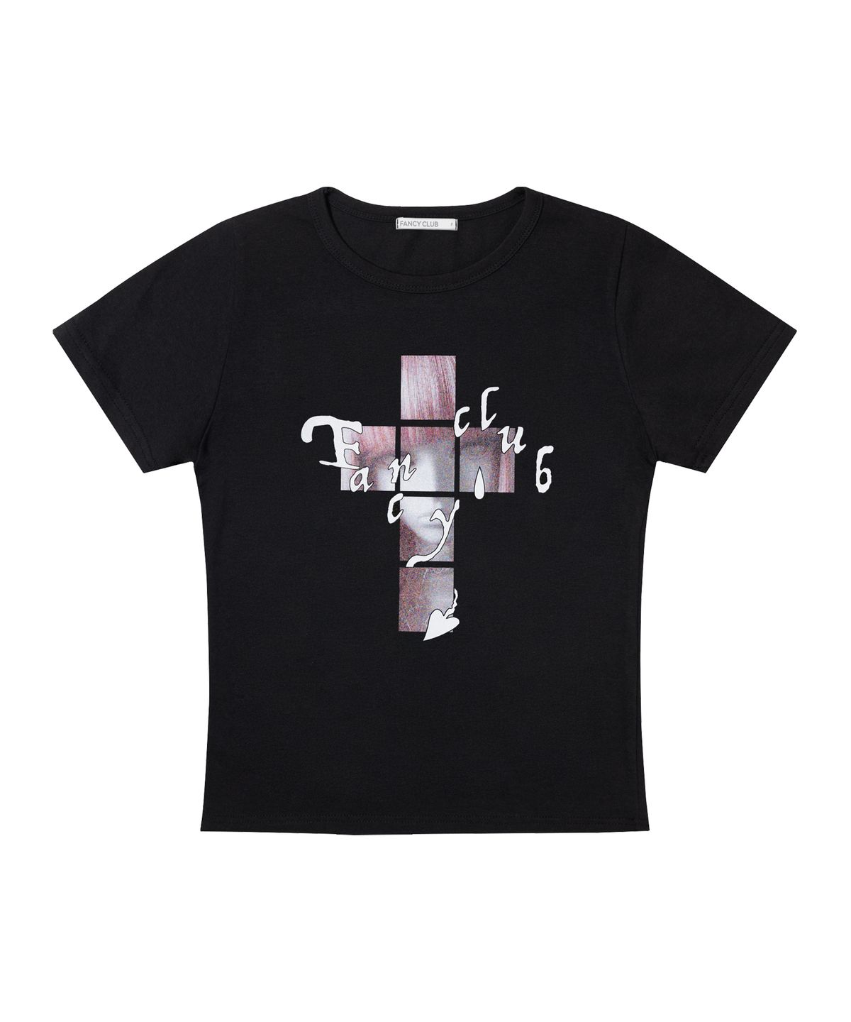 팬시클럽(FANCY CLUB) 크로스 키라 티 (BLACK) F26QB054