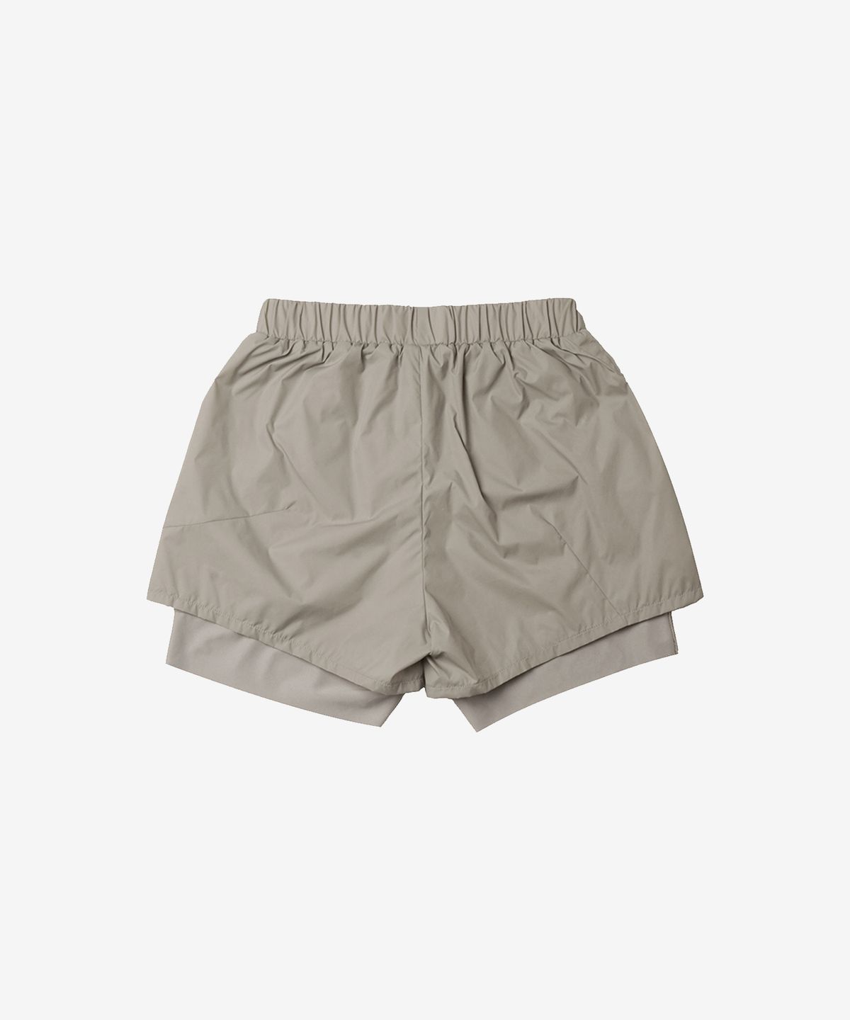 로움(ROWM) ASYMMETRY SLIT SHORTS (BEIGE)