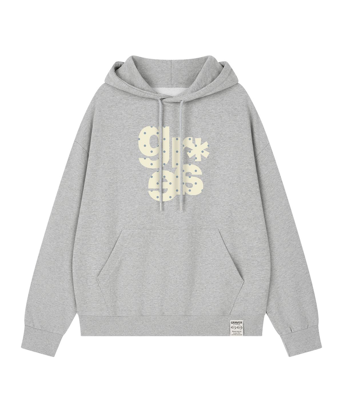 그레이버(GRAVER) [UNISEX]GRAE-S DOT후드티_7color