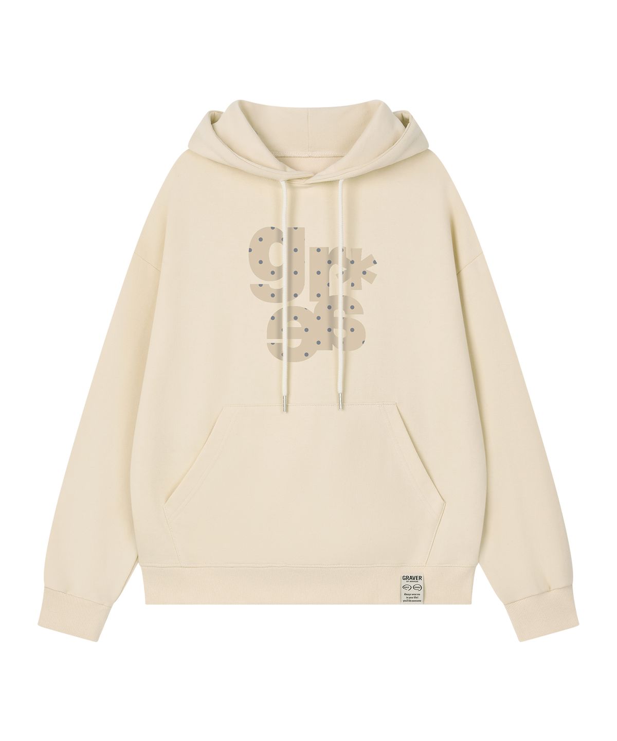 그레이버(GRAVER) [UNISEX]GRAE-S DOT후드티_7color