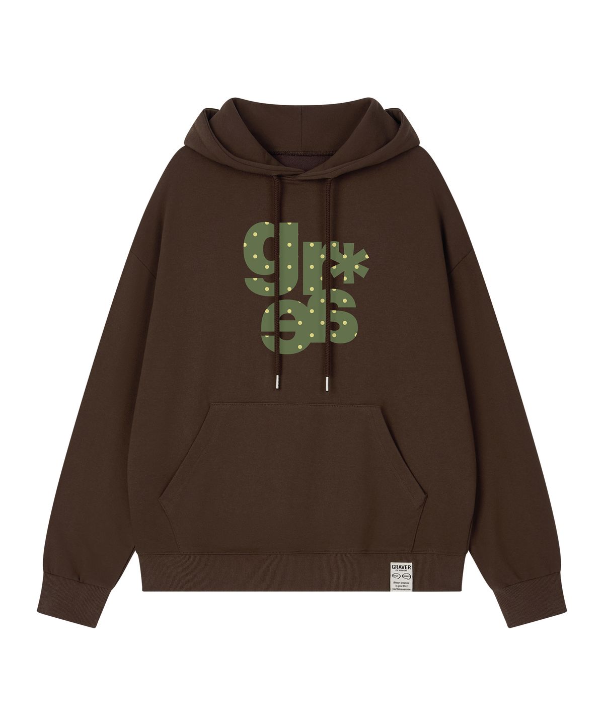 그레이버(GRAVER) [UNISEX]GRAE-S DOT후드티_7color